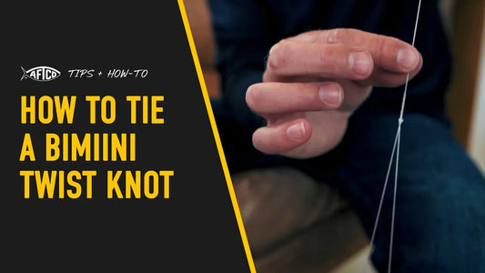 How to Tie a Bimini Twist Knot