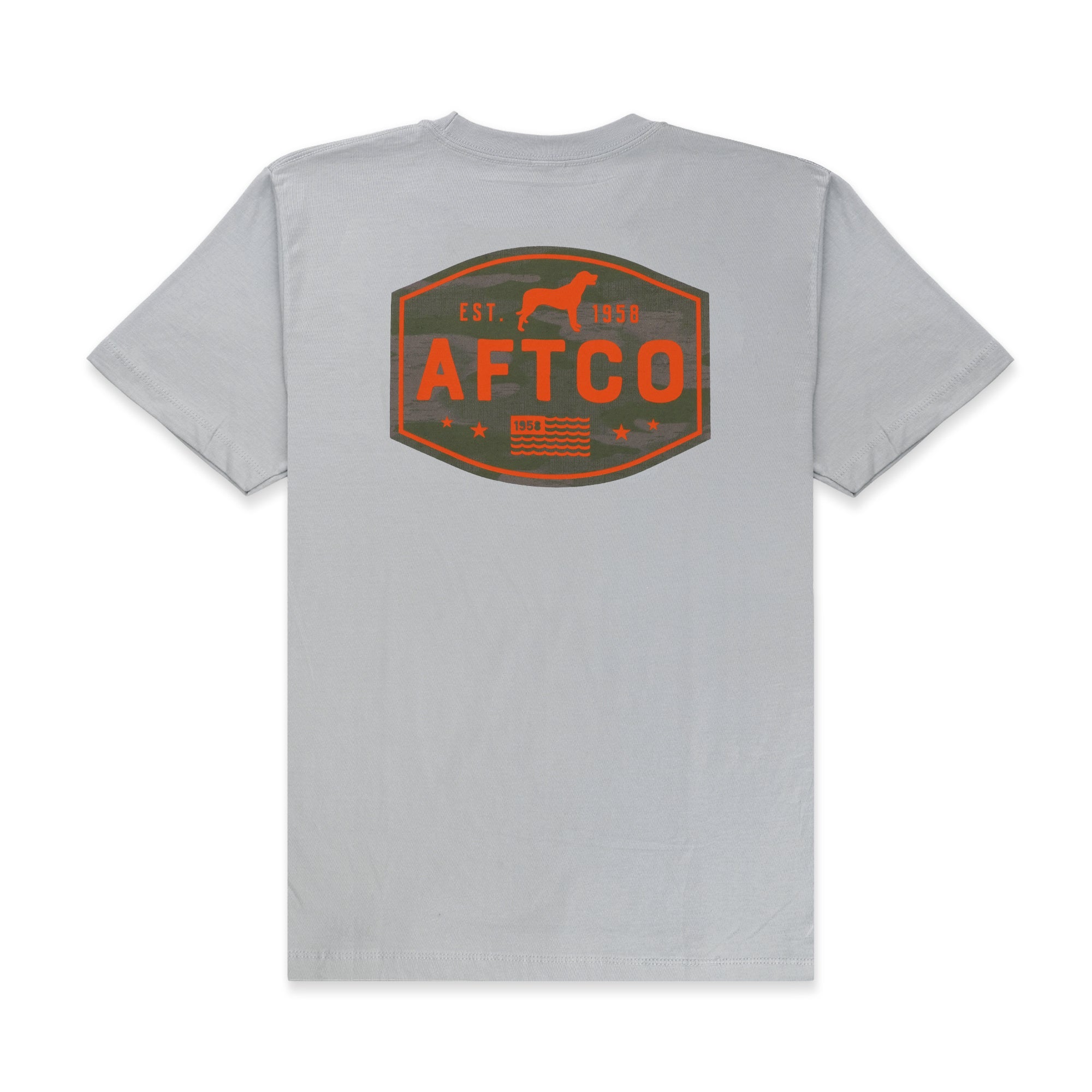 AFTCO Youth Best Friend SS T-Shirt / Silver / XL