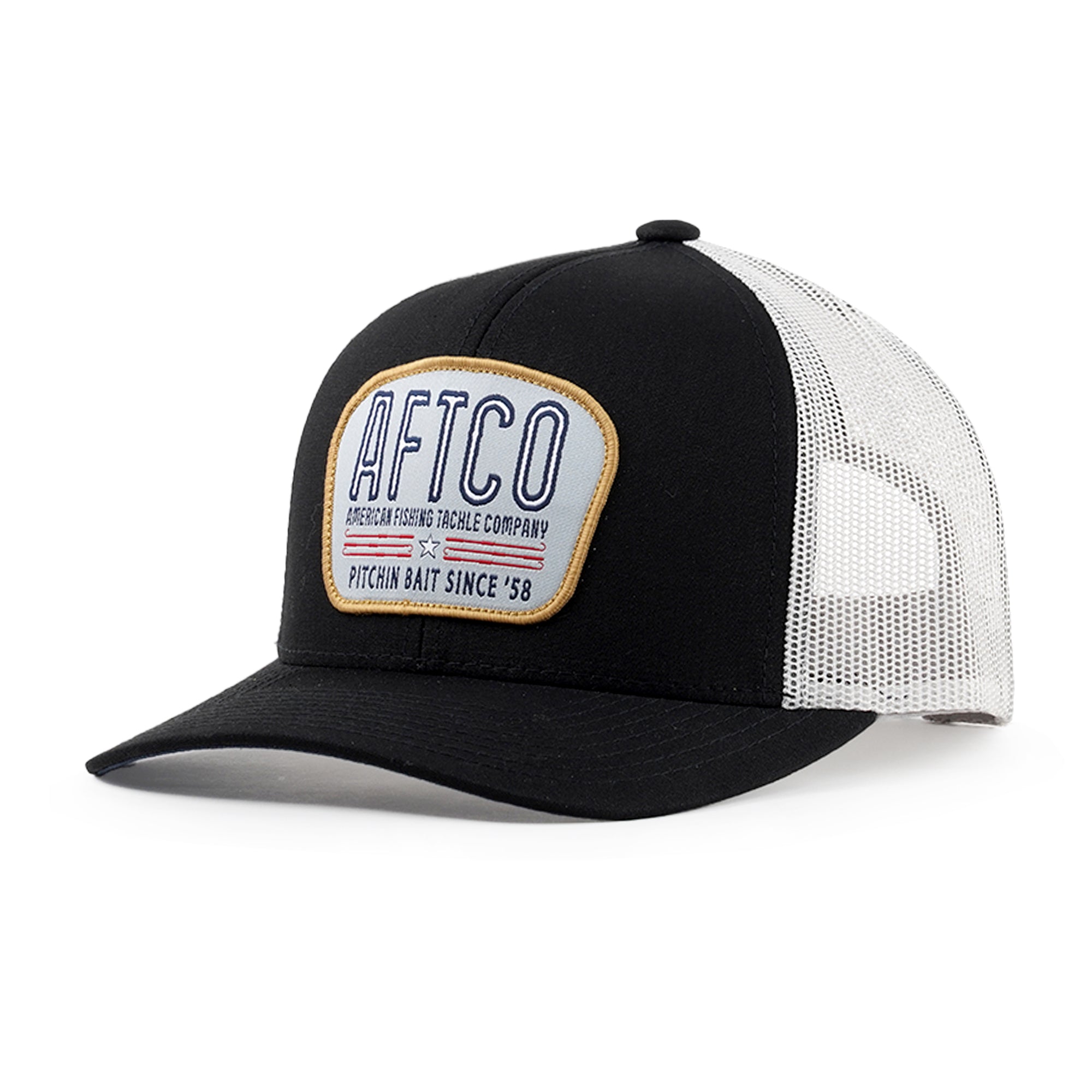 AFTCO Waterborne Trucker Hat - Black