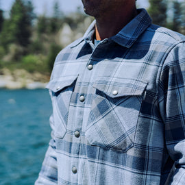 Button Snap Chest Pockets MJ76-Buttons