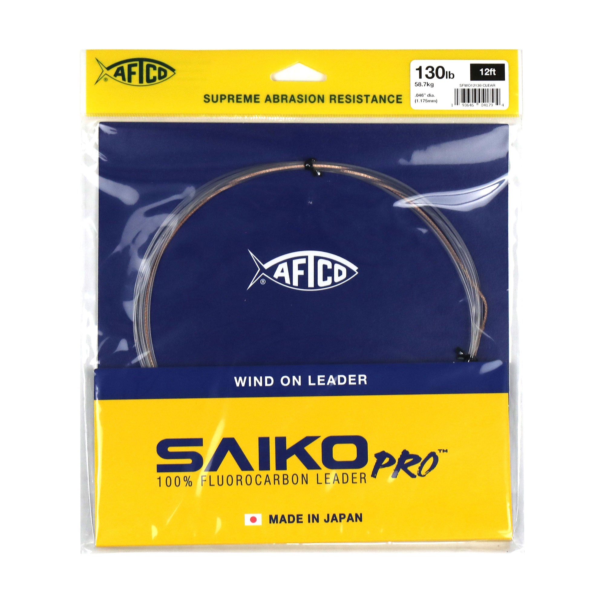 AFTCO Saiko Pro Wind On Leader - 50lb - 15ft