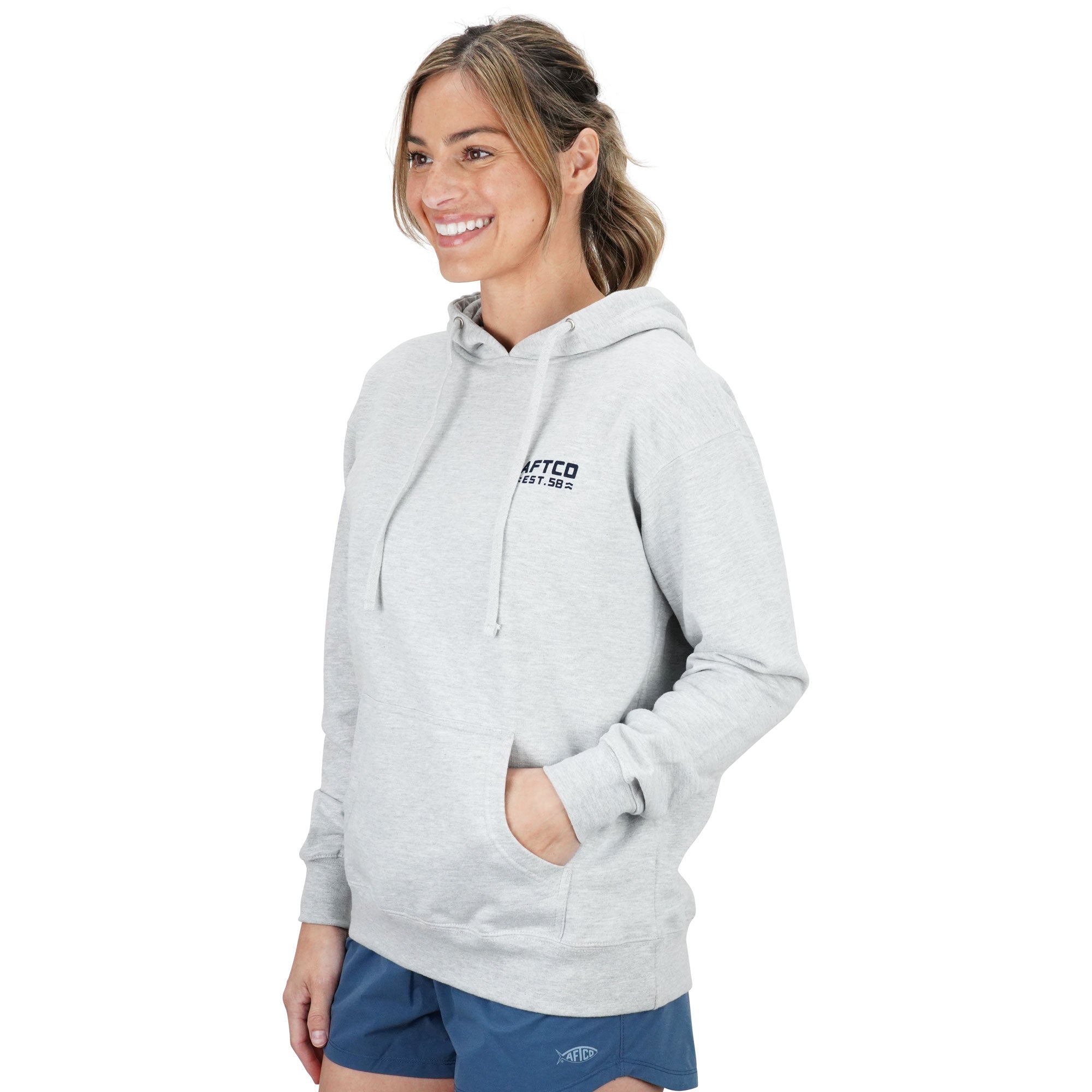 Women' s Rustic Pullover Fishing Hoodie | AFTCO