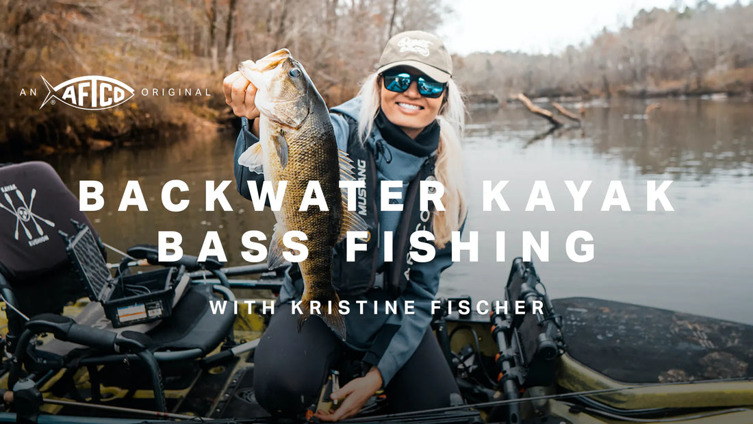 Backwater Kayak Bass Fishing With Kristine Fischer – AFTCO