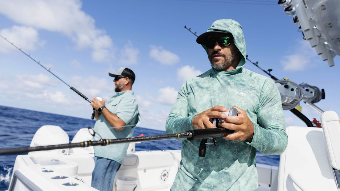 Oceanic Fishing Hoodie Men's Long Sleeve Uv Protection Angling