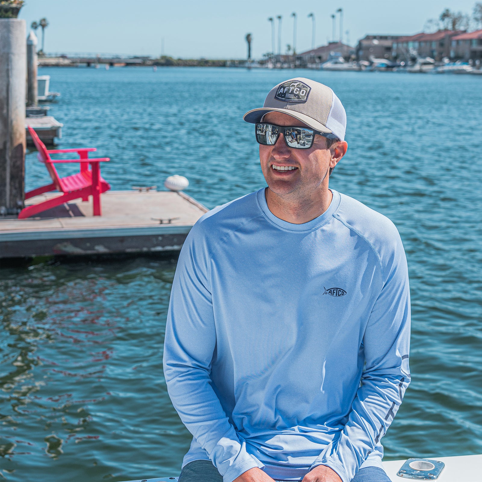 Men's Long Sleeve Sun Protection Shirt Samurai by AFTCO