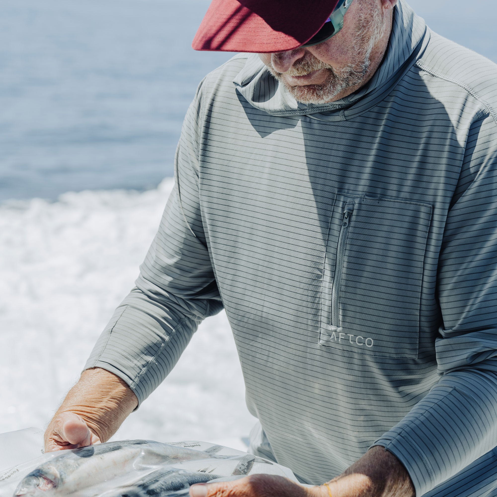 Channel Hooded Performance Shirt – AFTCO