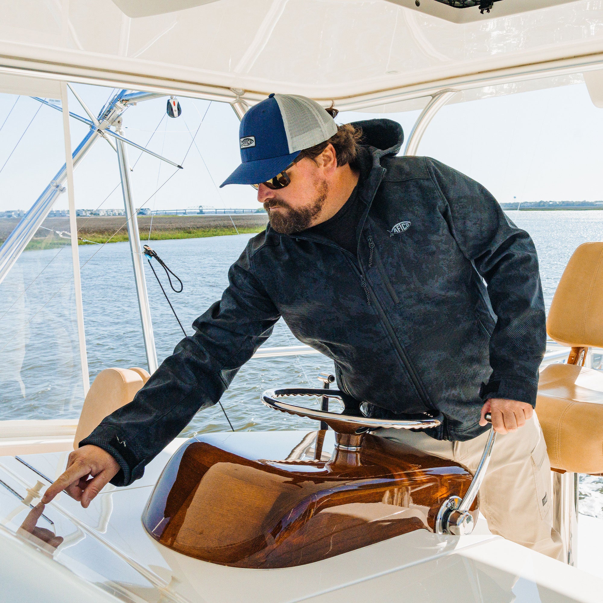 Reaper Tactical Zip Up Camo Softshell Jacket – AFTCO