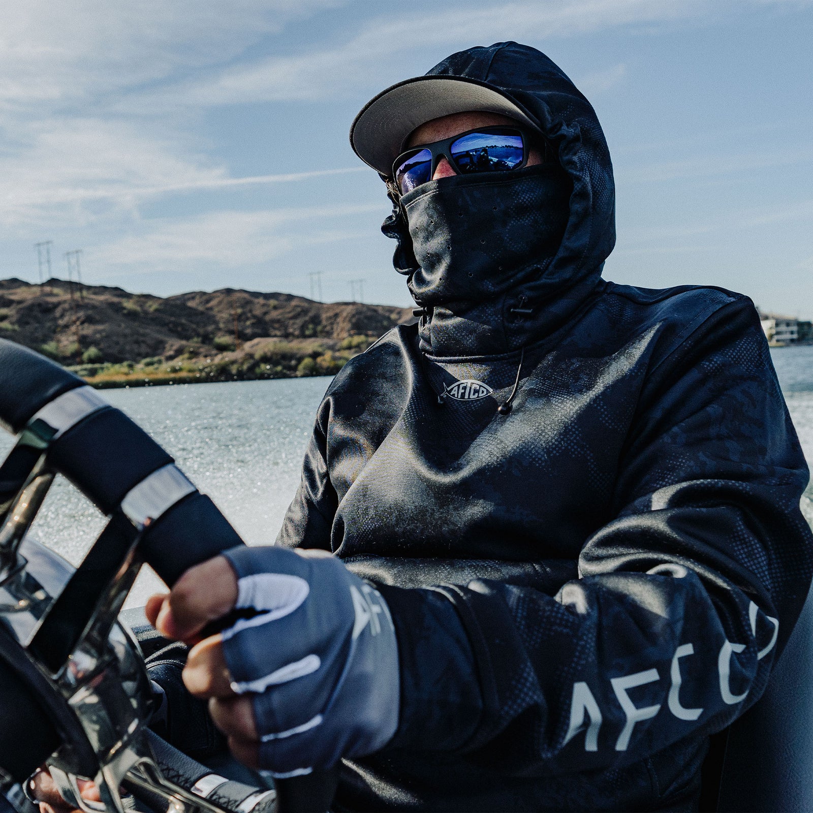 Aftco Best Hoodies For Big Guys Reaper Windproof Jacket Aftco