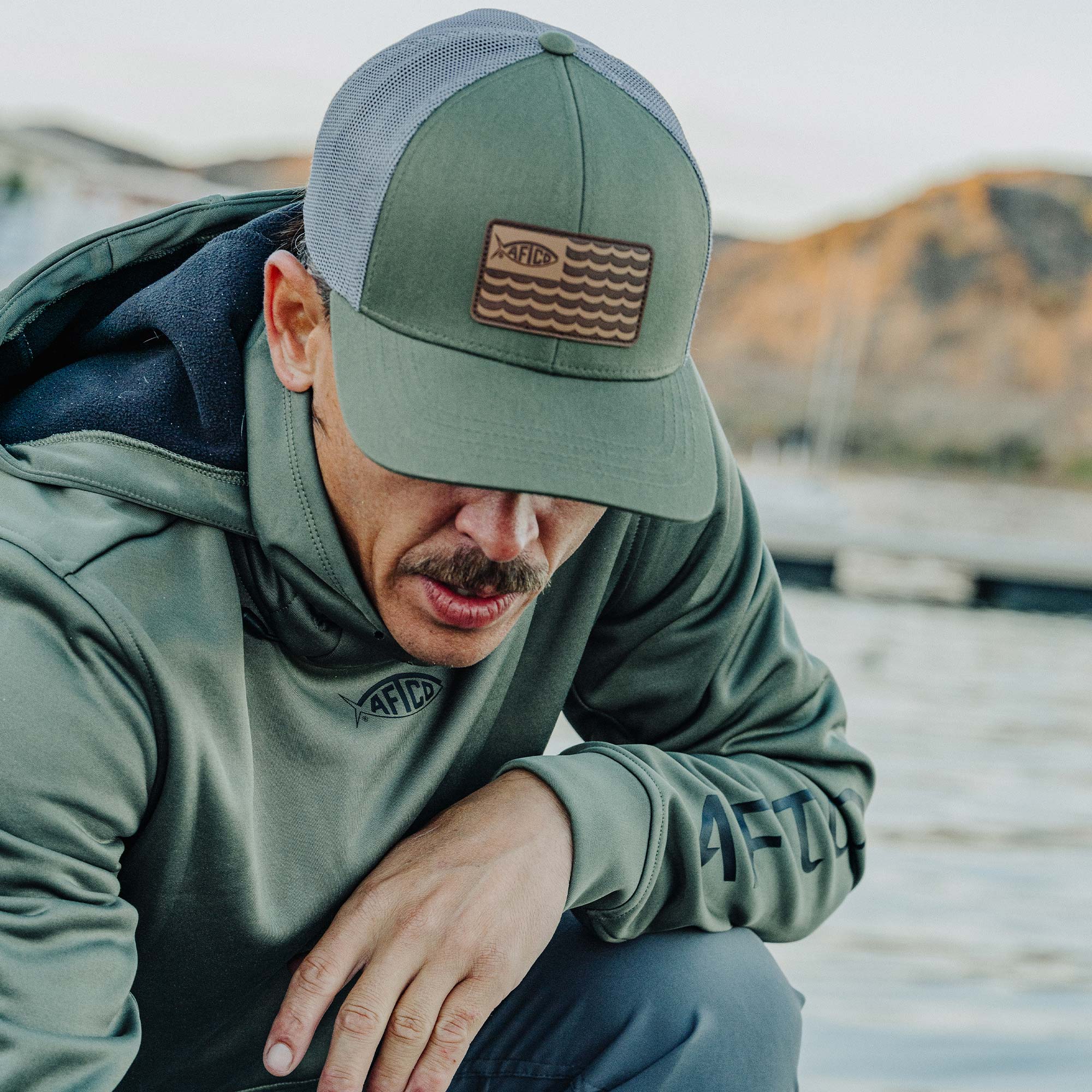 Canton Fishing Trucker Hat | AFTCO