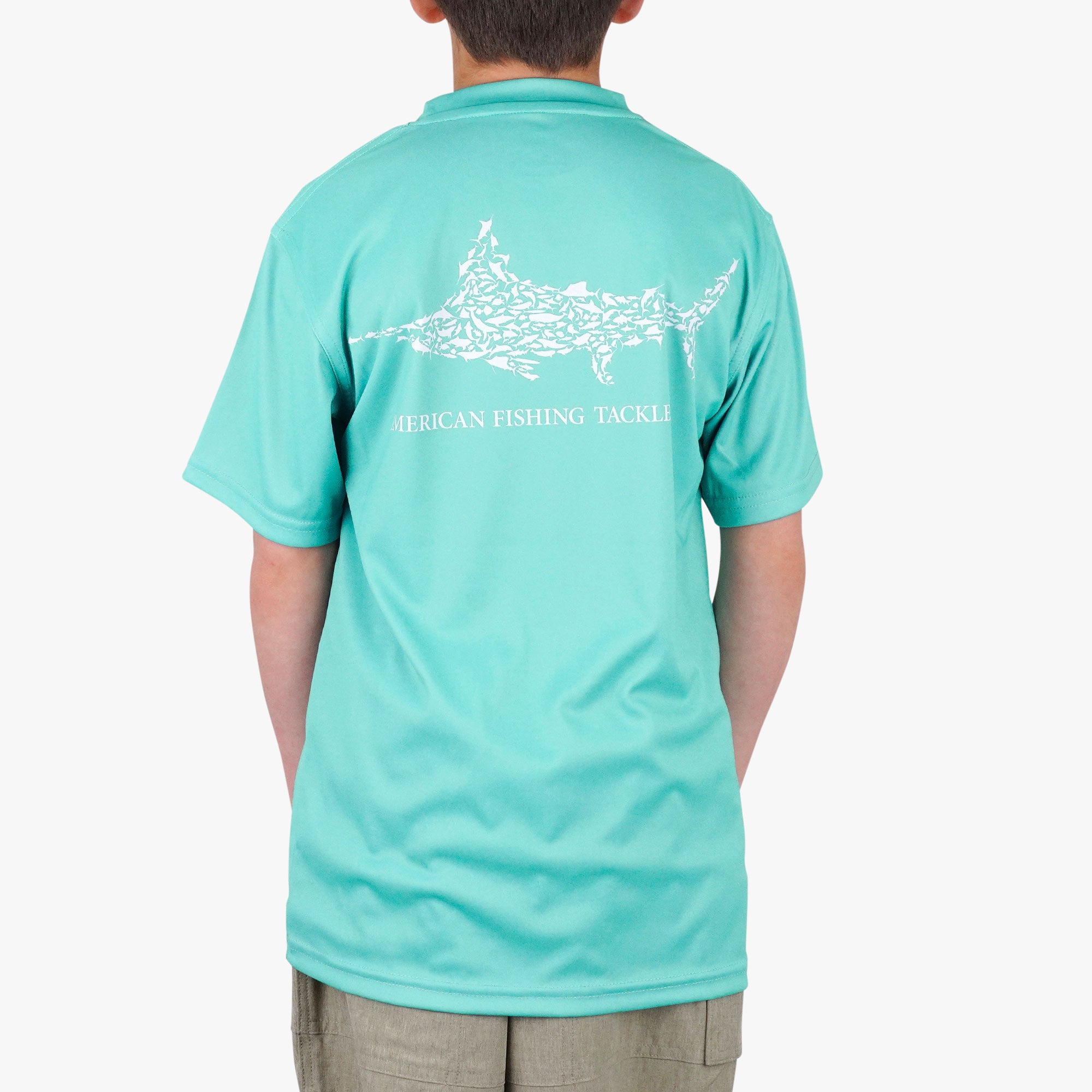 Kids Jigfish Jig Fishing Short Sleeve Shirt | AFTCO