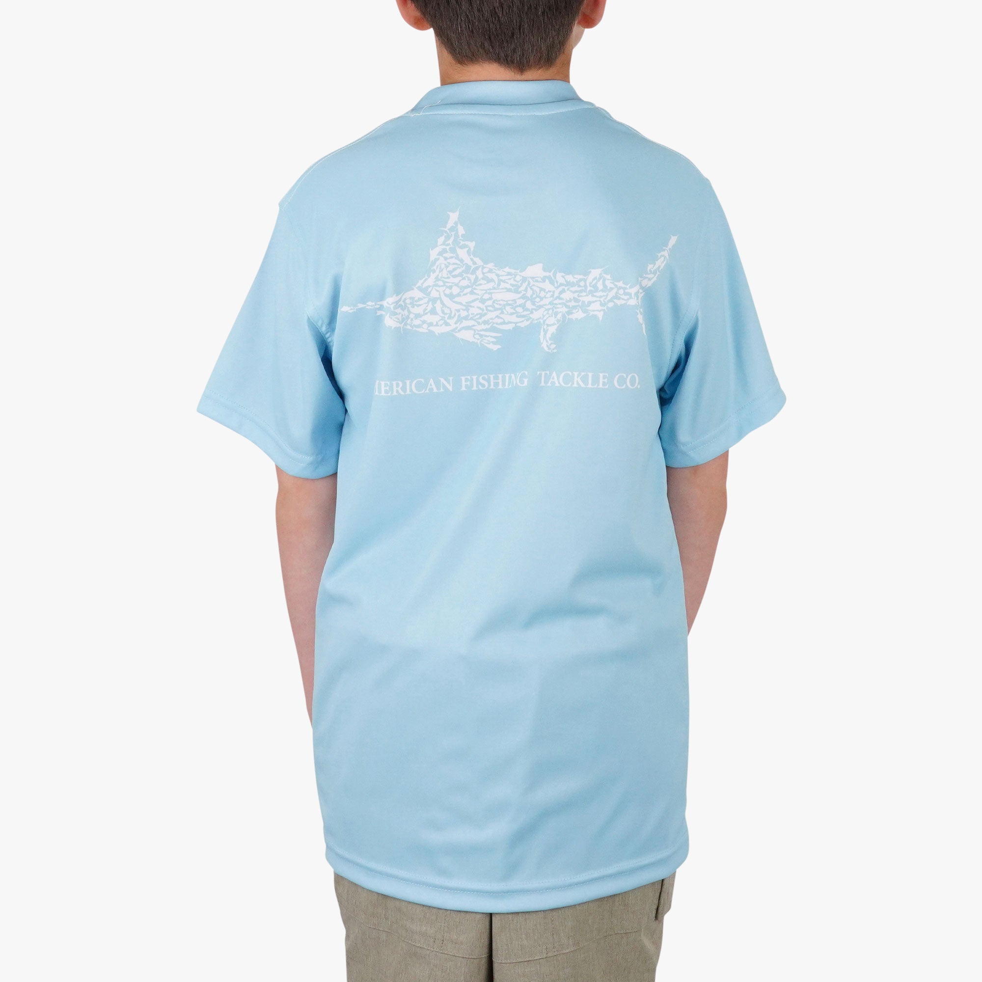 Kids Jigfish Jig Fishing Short Sleeve Shirt | AFTCO