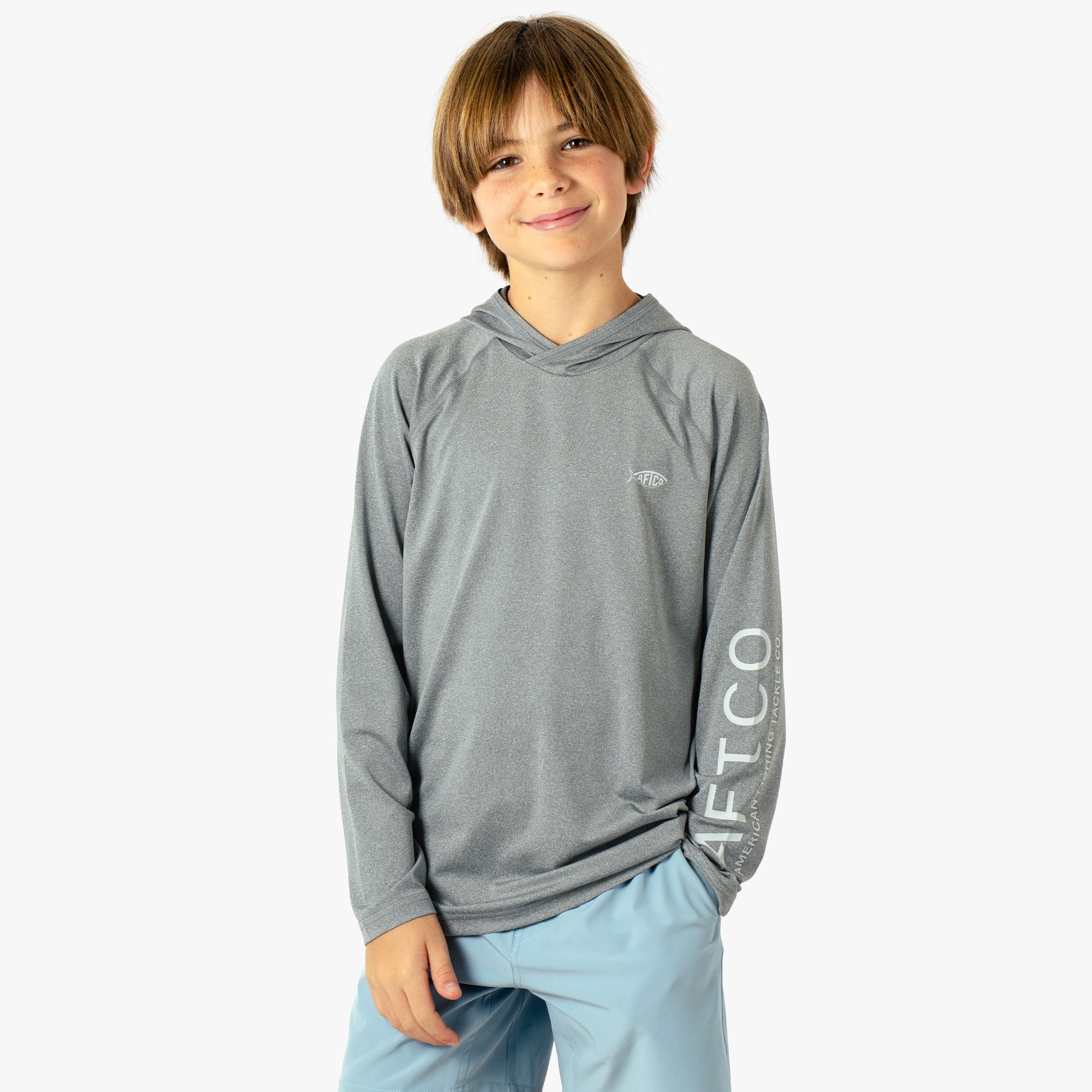 ウェア acoco Youth Samurai Hood Performance LS Shirt – AFTCO