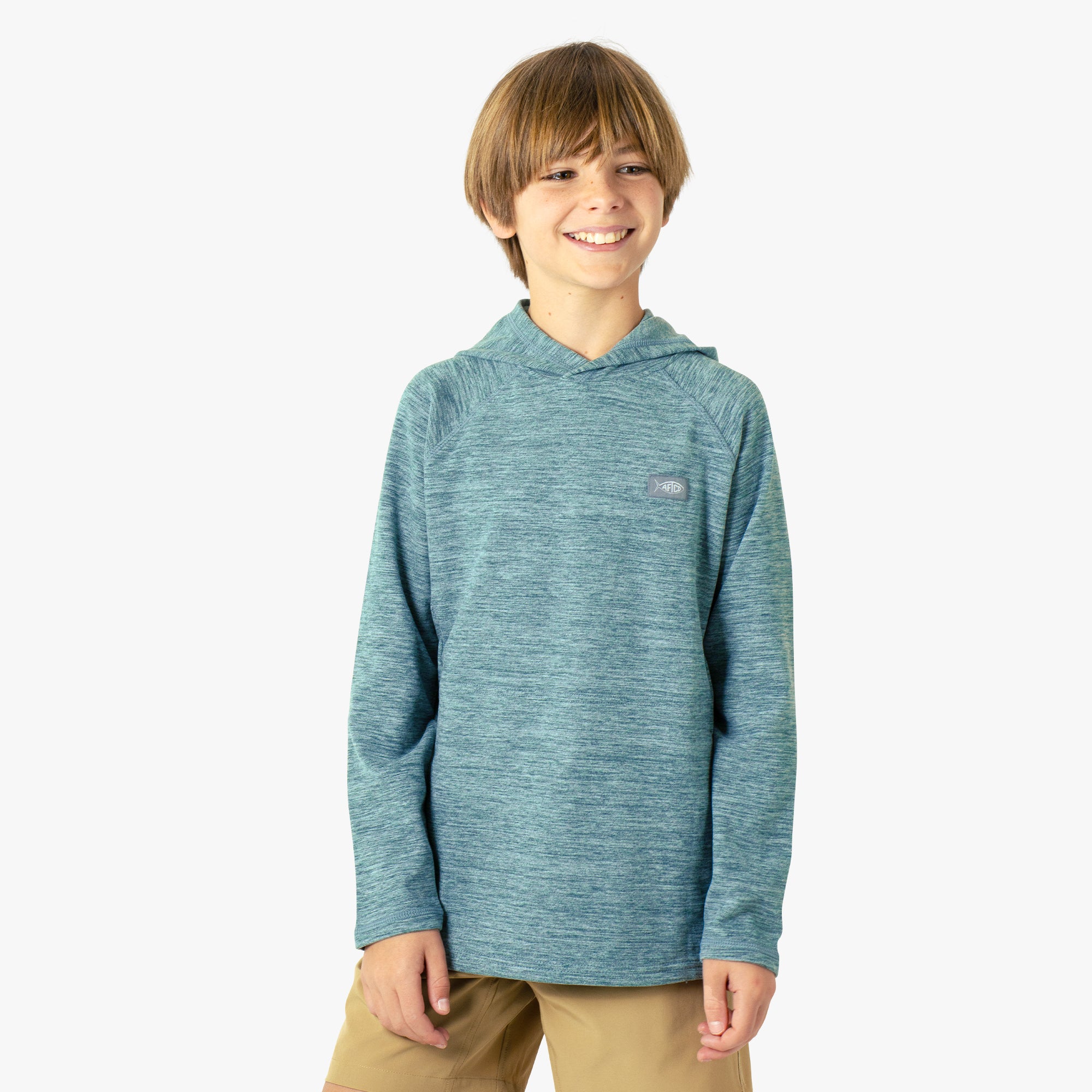 Youth Coastal Layer Fishing Pullover Hoodie | AFTCO