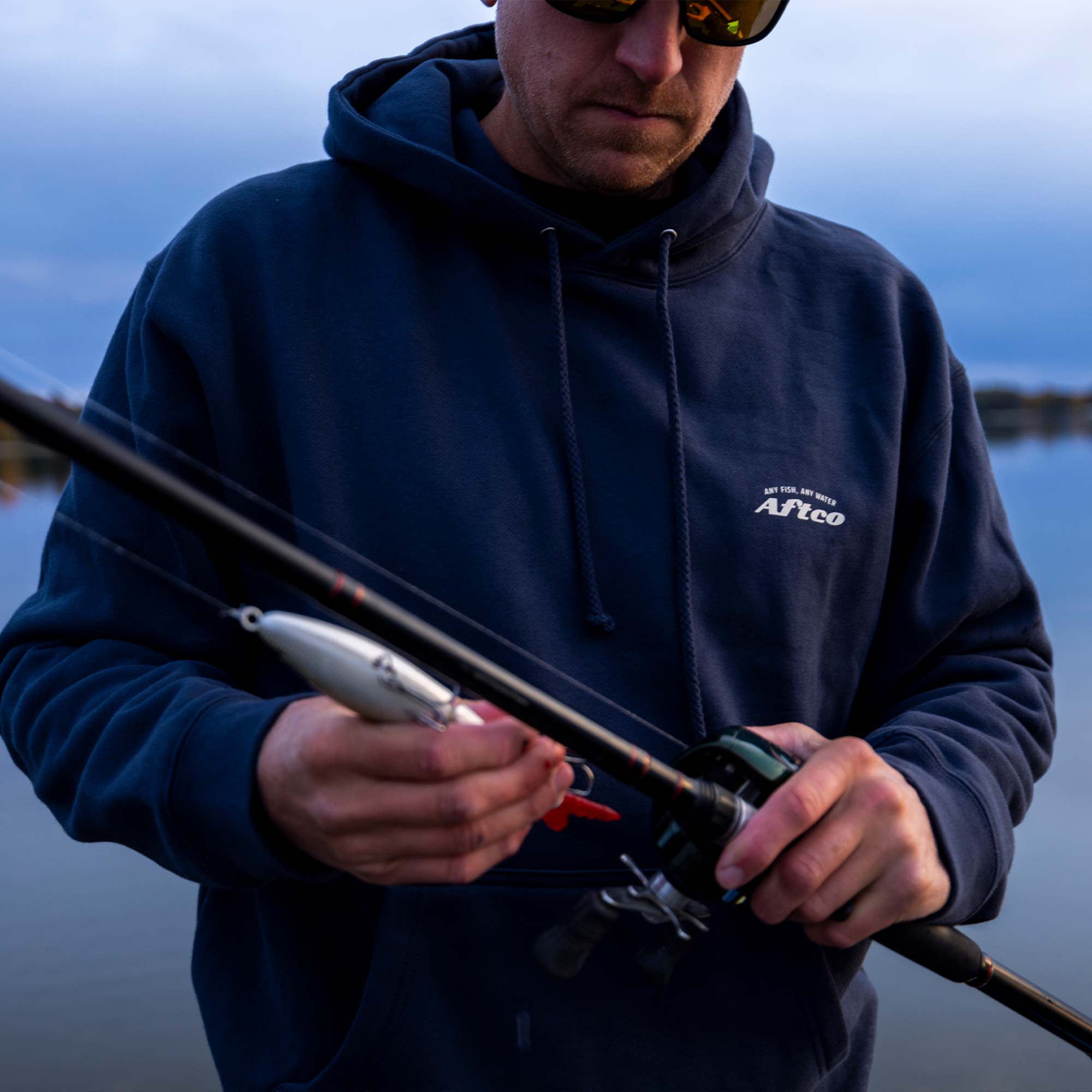 Colossal Bass Fishing Sweatshirt | AFTCO