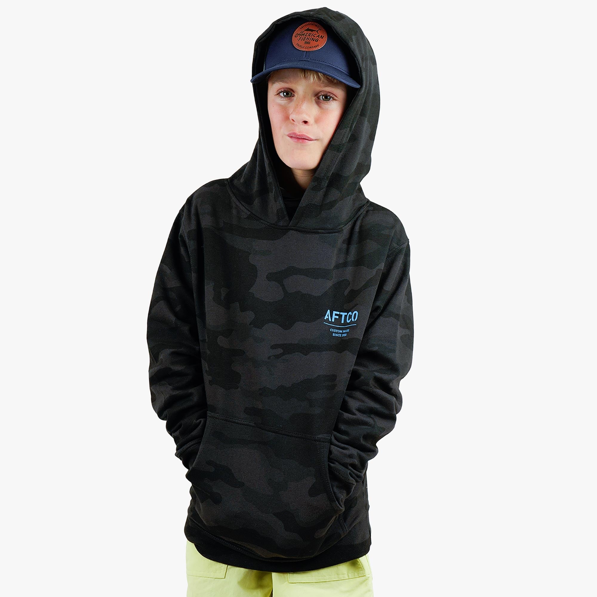 Youth Radar Camo Pullover Hoodie | AFTCO