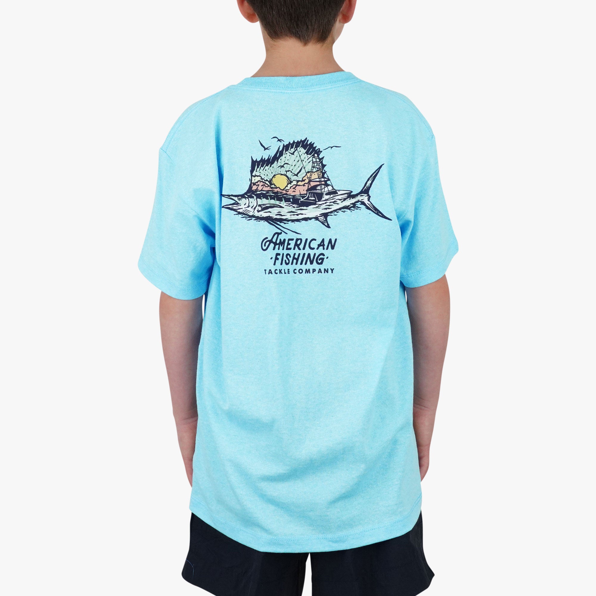 【Sourcream Fising Club】FISH TECH JKT Tuna Fishing & Co Tech Tee - BluefinUSA