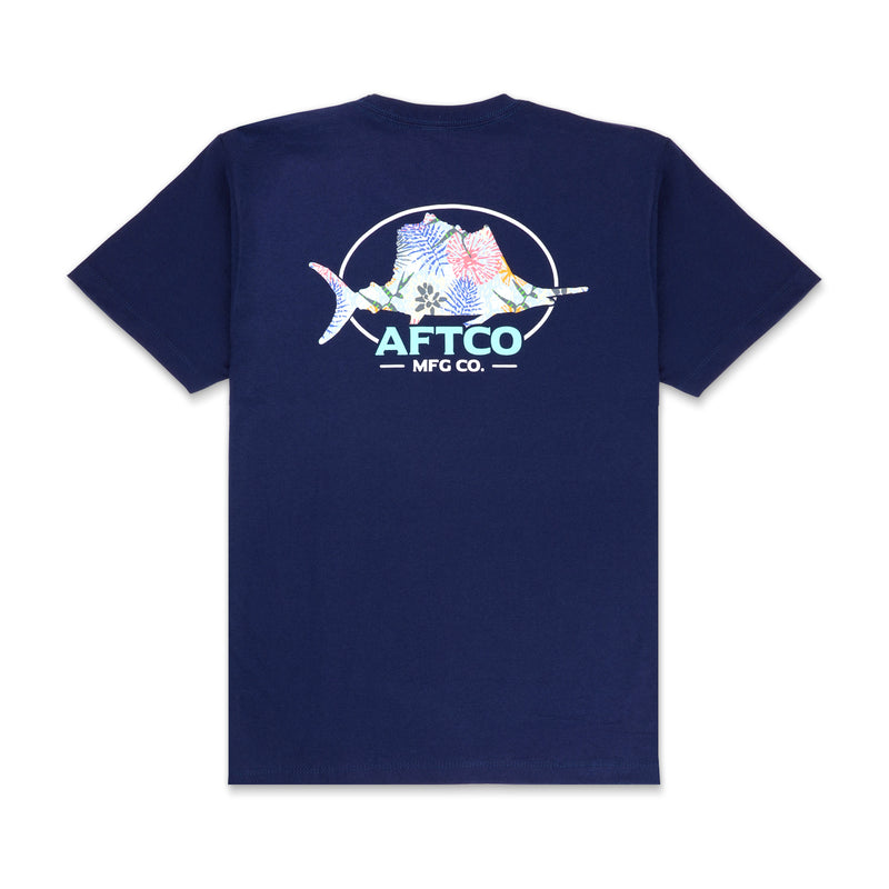 AFTCO Youth Summertime T-Shirt Deep Navy Small