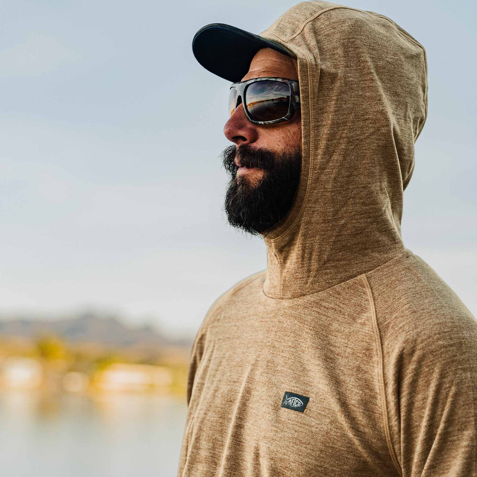 Pull Homme Reel Life Waverunner - Coastal XL - Bleu, 1/4 Zip, Léger - Pêche Et Outdoor