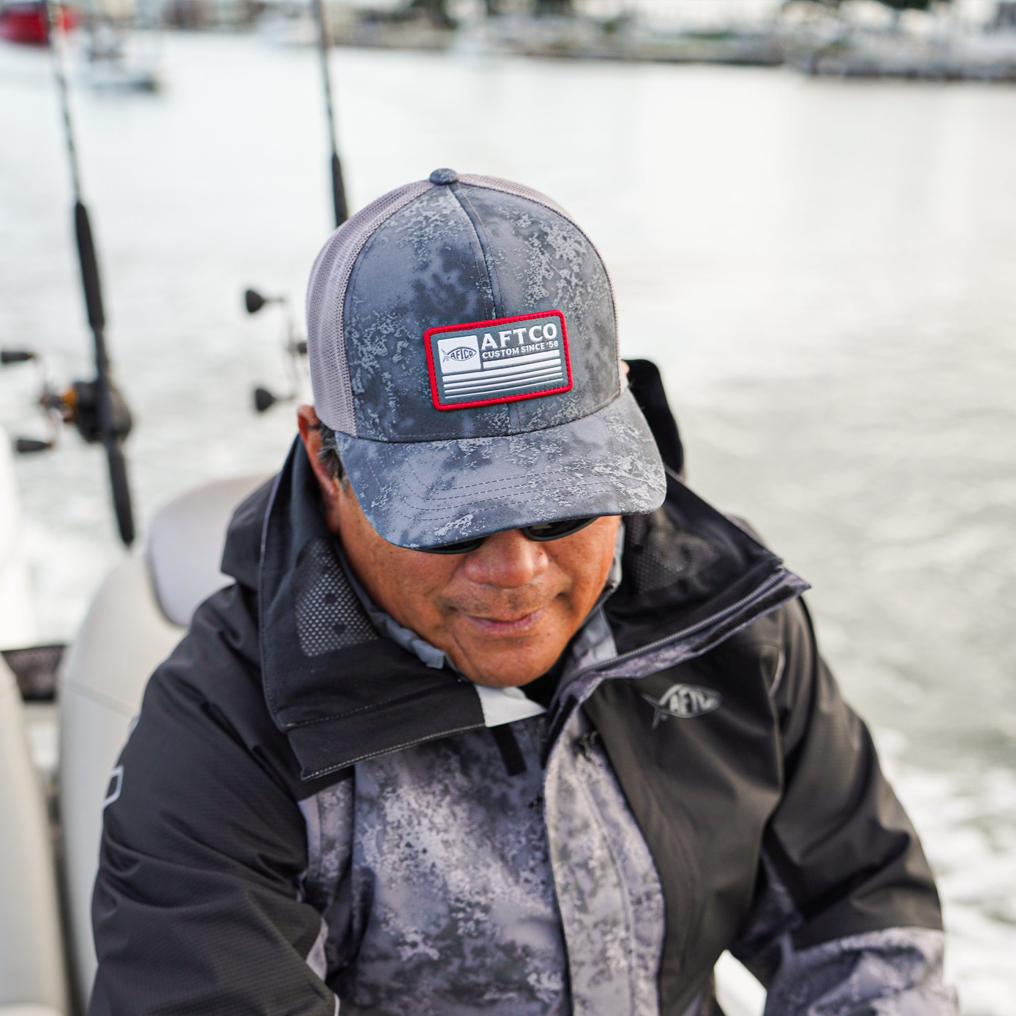 Crossbar Camo Fishing Hat | AFTCO