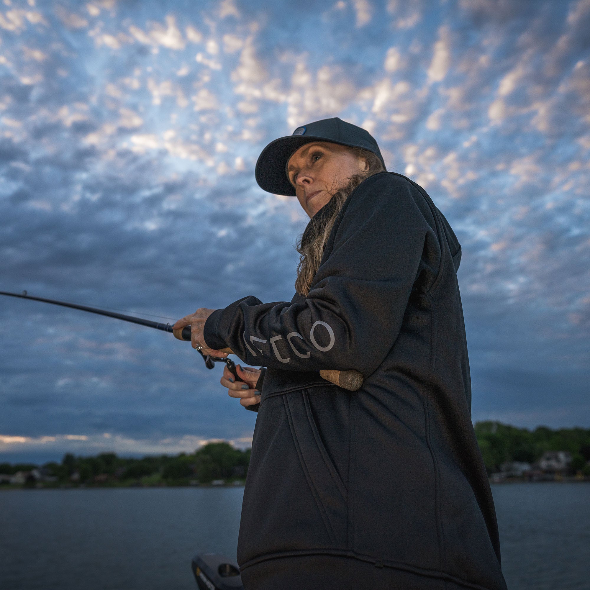 Reaper Hoodie: technical fishing sweatshirt by AFTCO