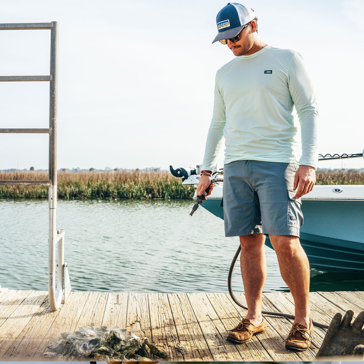 Air O Mesh Performance Fishing Shirt, Long Sleeve Sun Protection Shirt