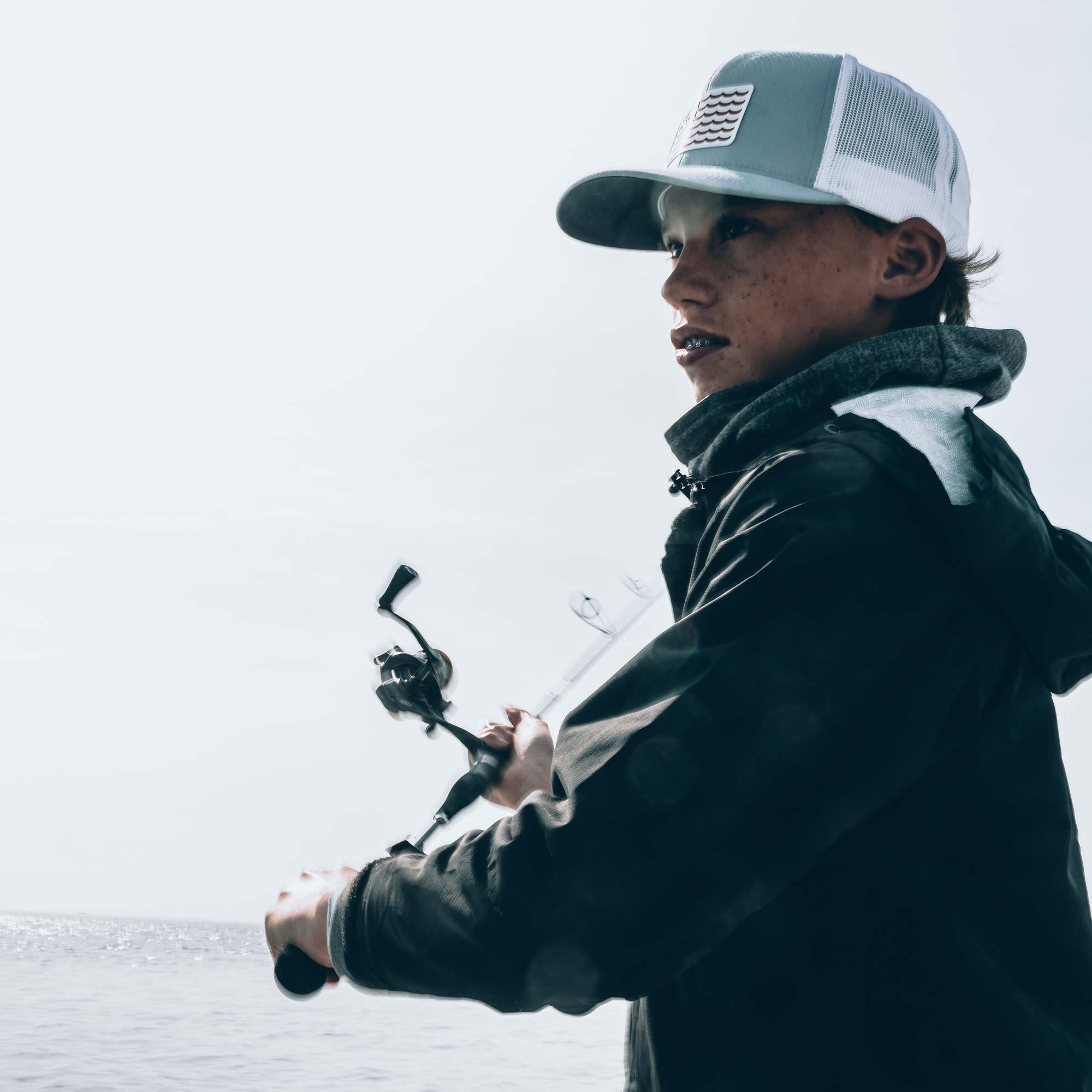YOUTH Canton Trucker Hat | AFTCO