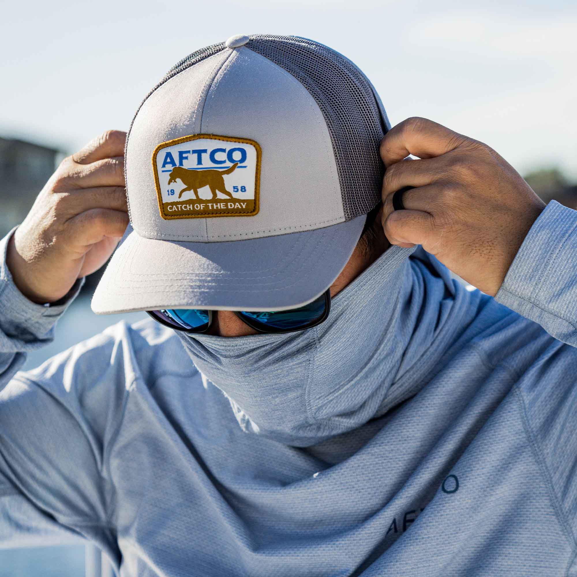 アフトコ　AFTCO キャップ アフコのトランスファー トラッカー キャップ｜アメリカン釣具通販NEST ウェア