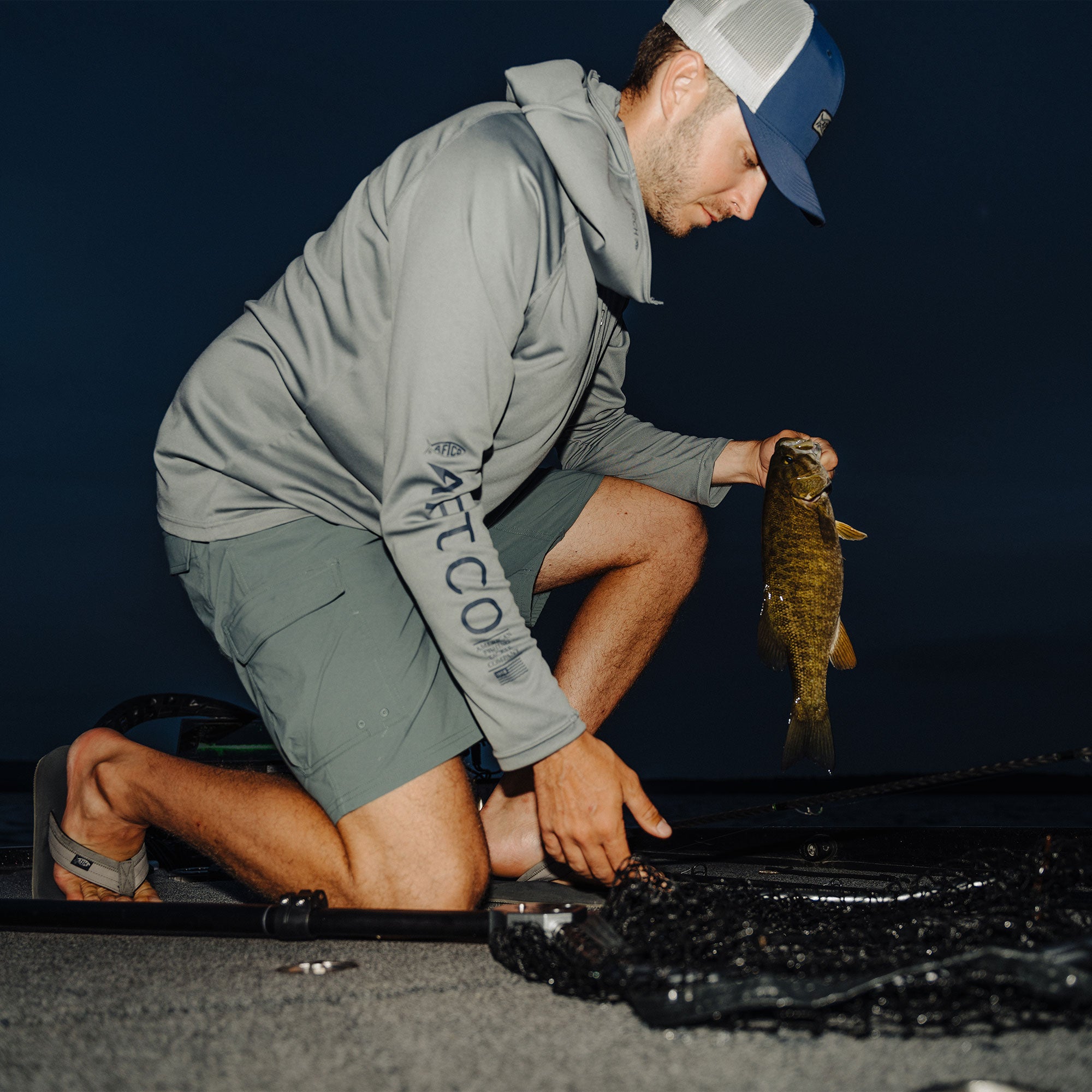 Jason Christie's Hooded LS Bass Fishing Performance Shirt