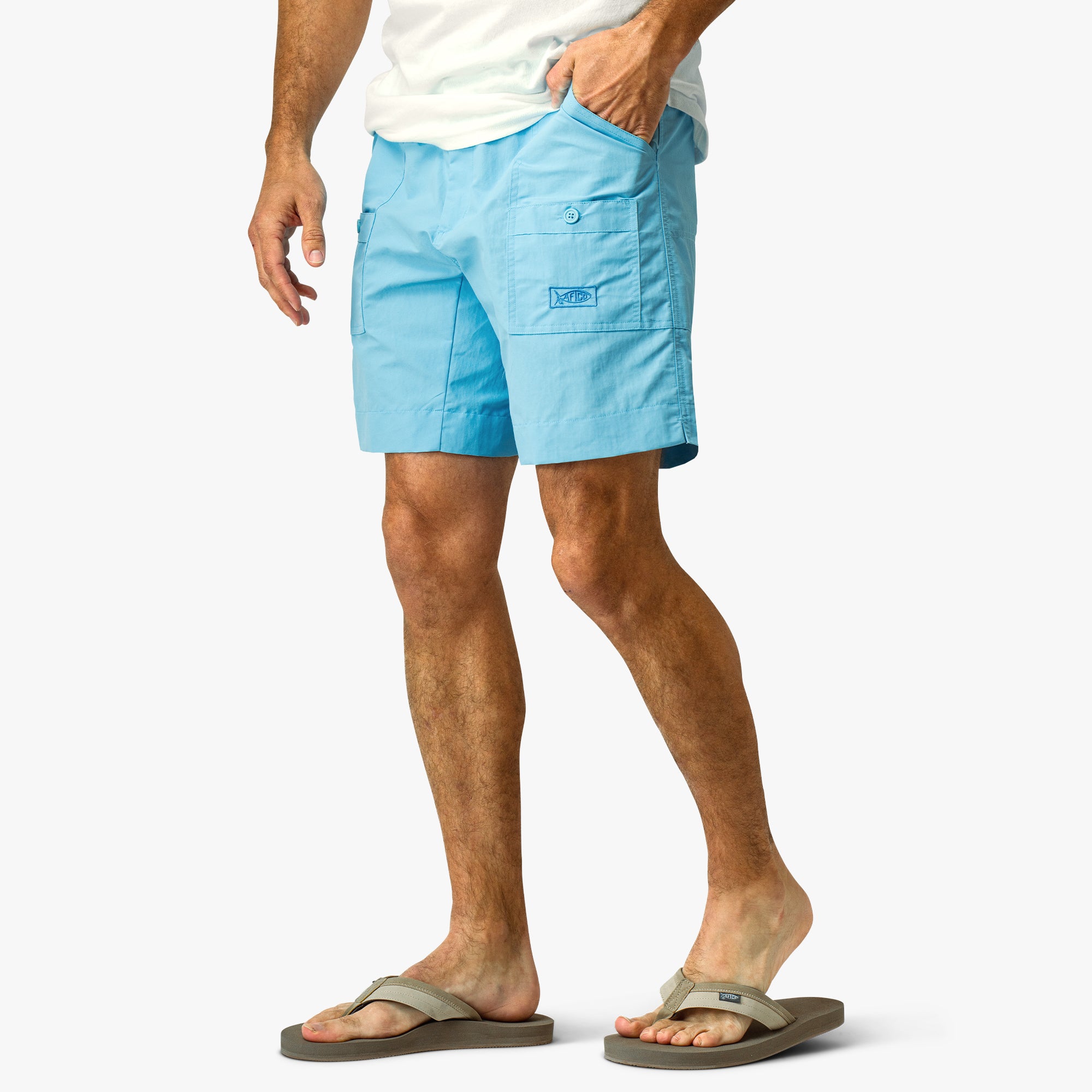 AFTCO オリジナルフィッシングショーツロング M Original Mens Fishing Shorts Long - Limited Colors – AFTCO