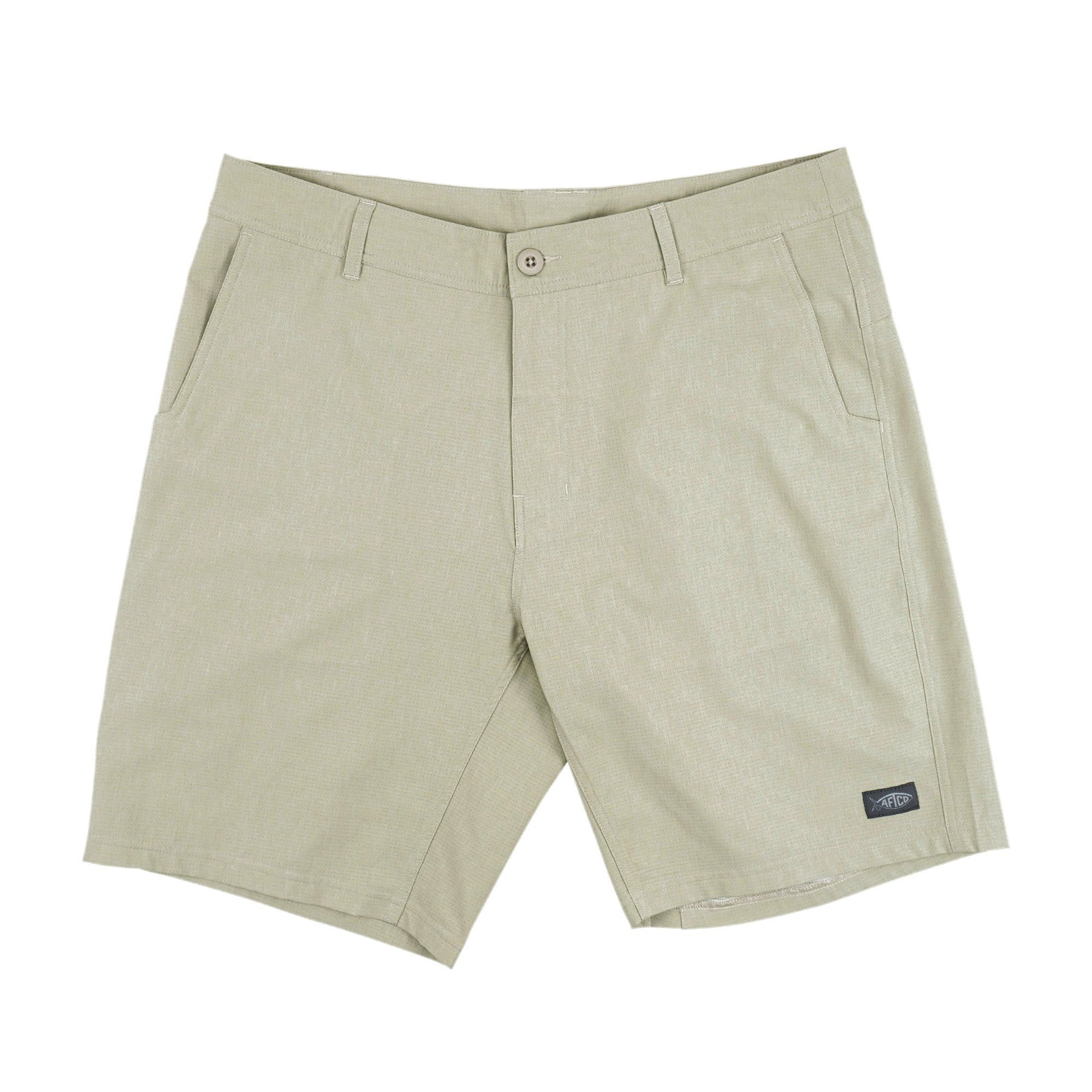 AFTCO Men's Air O Mesh Fishing Shorts, 32, Sand