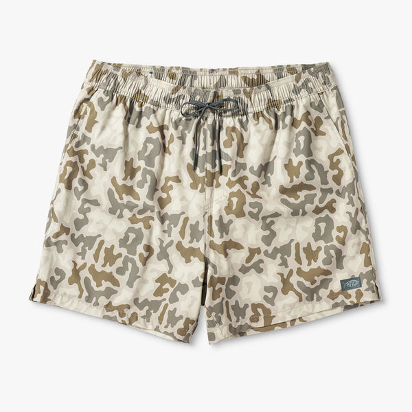 Strike Printed Swim Trunks | Sand Grouper Camo – AFTCO