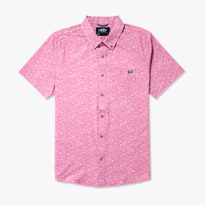 Boatbar SS Button Down Shirt | Wild Rose