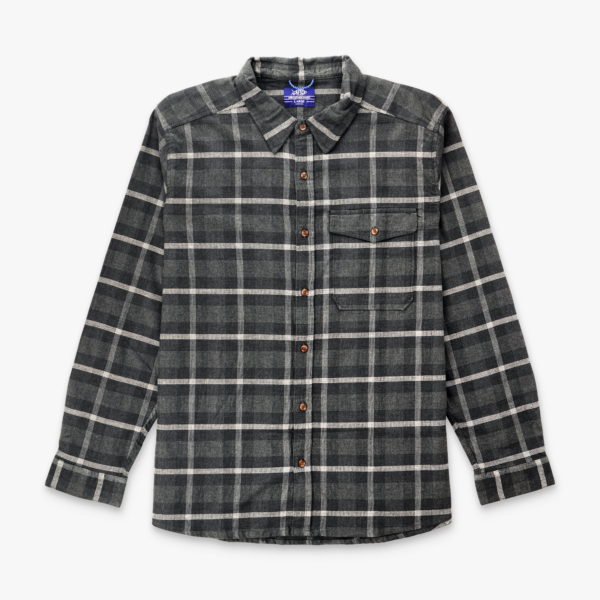 Lager LS Flannel Shirt – AFTCO