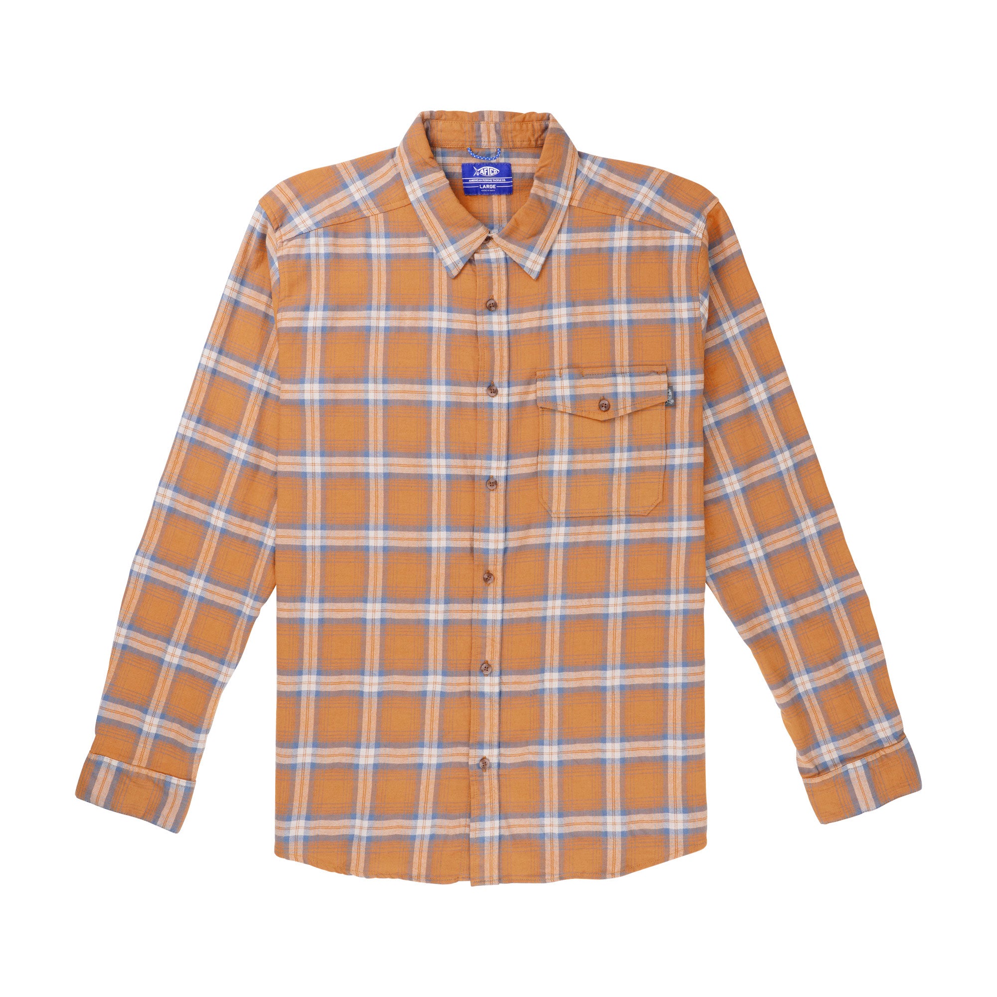 Lager LS Flannel Shirt – AFTCO
