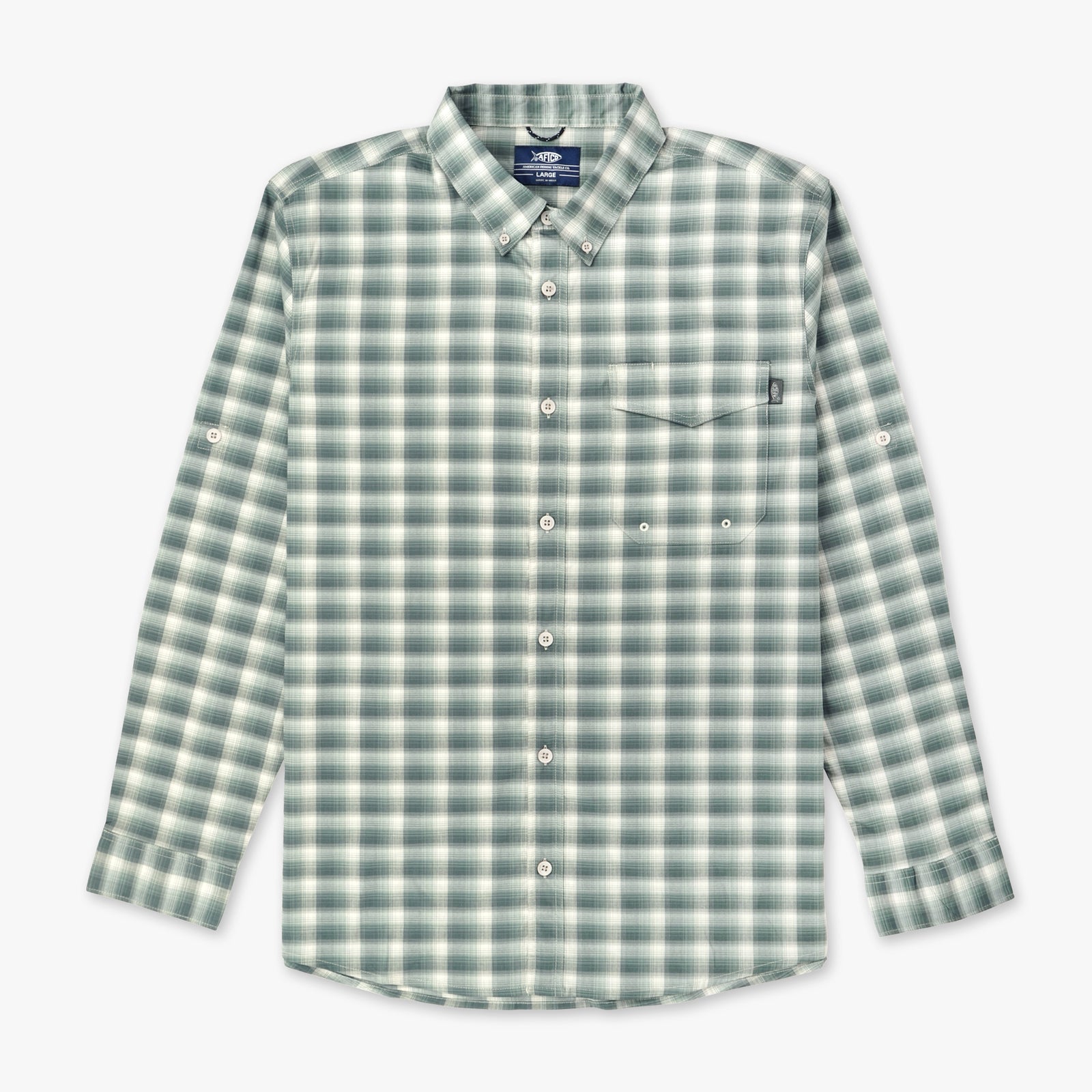 Portside LS Button Down Fishing Shirt AFTCO