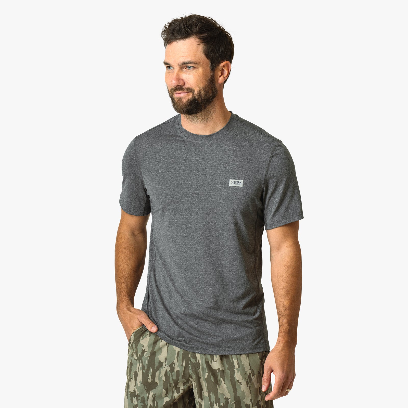 T-Shirt À Manches Longues Tech | Gris | ® FR