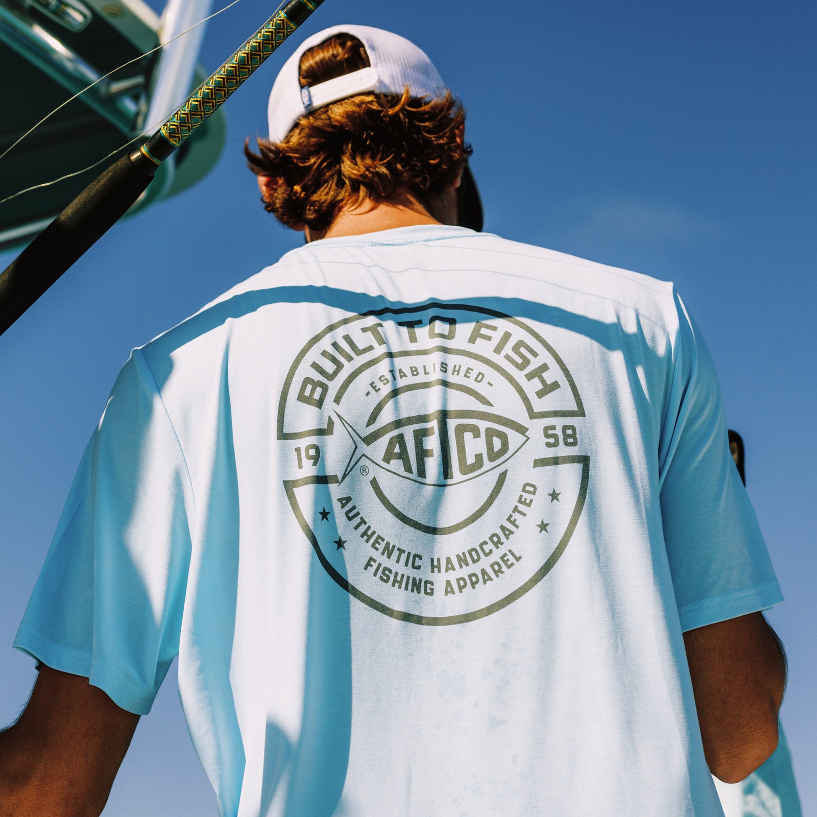Chemise à Manches Courtes Homme American Fishing Tackle Co Aftco Short Sleeve 167934492840