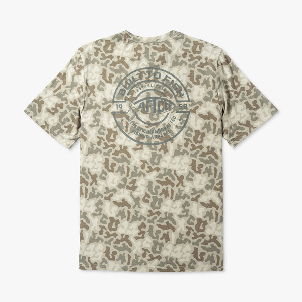 Ocean Bound Printed Short Sleeve Fishing Shirts | AFTCO