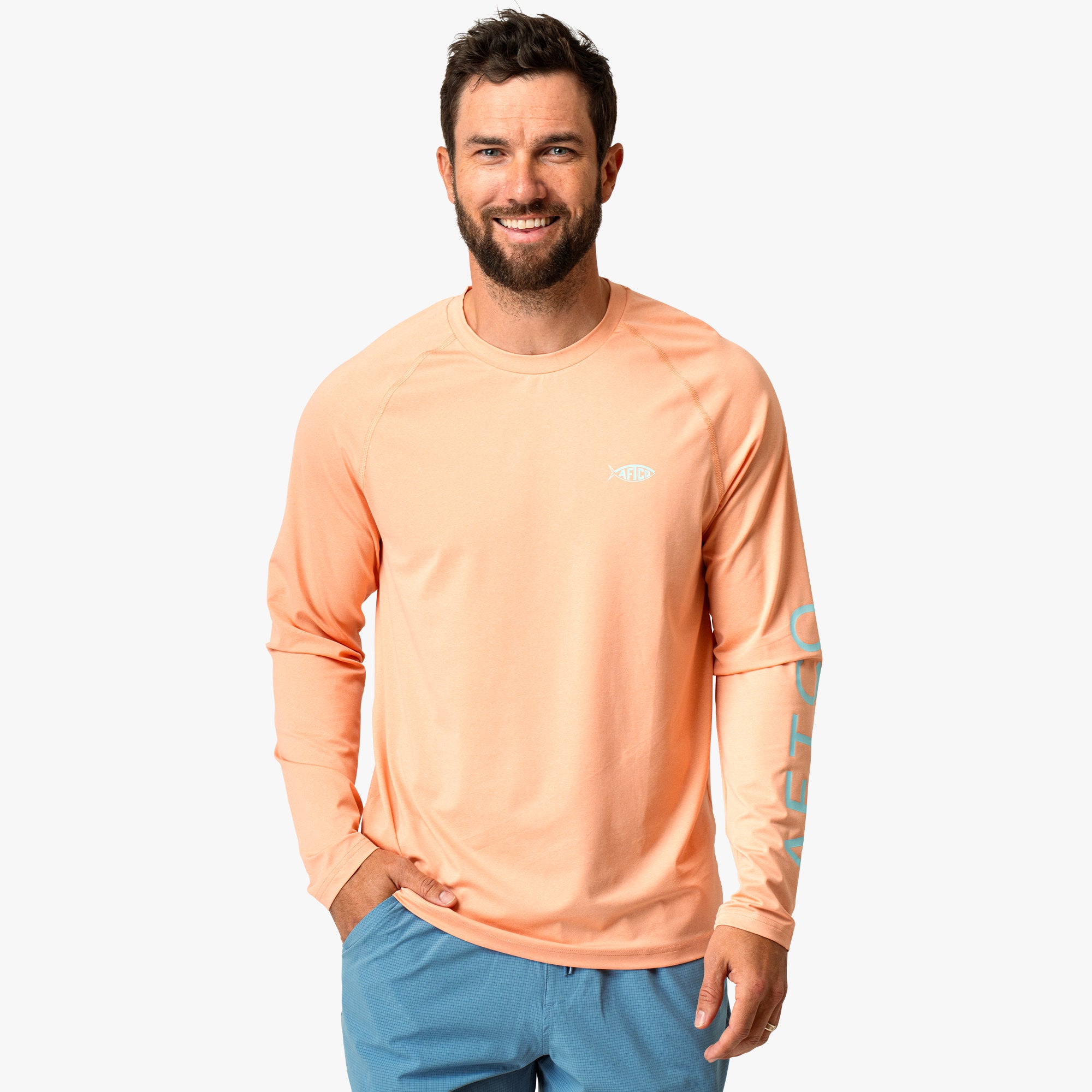 Men's Long Sleeve Sun Protection Shirt - Samurai by AFTCO