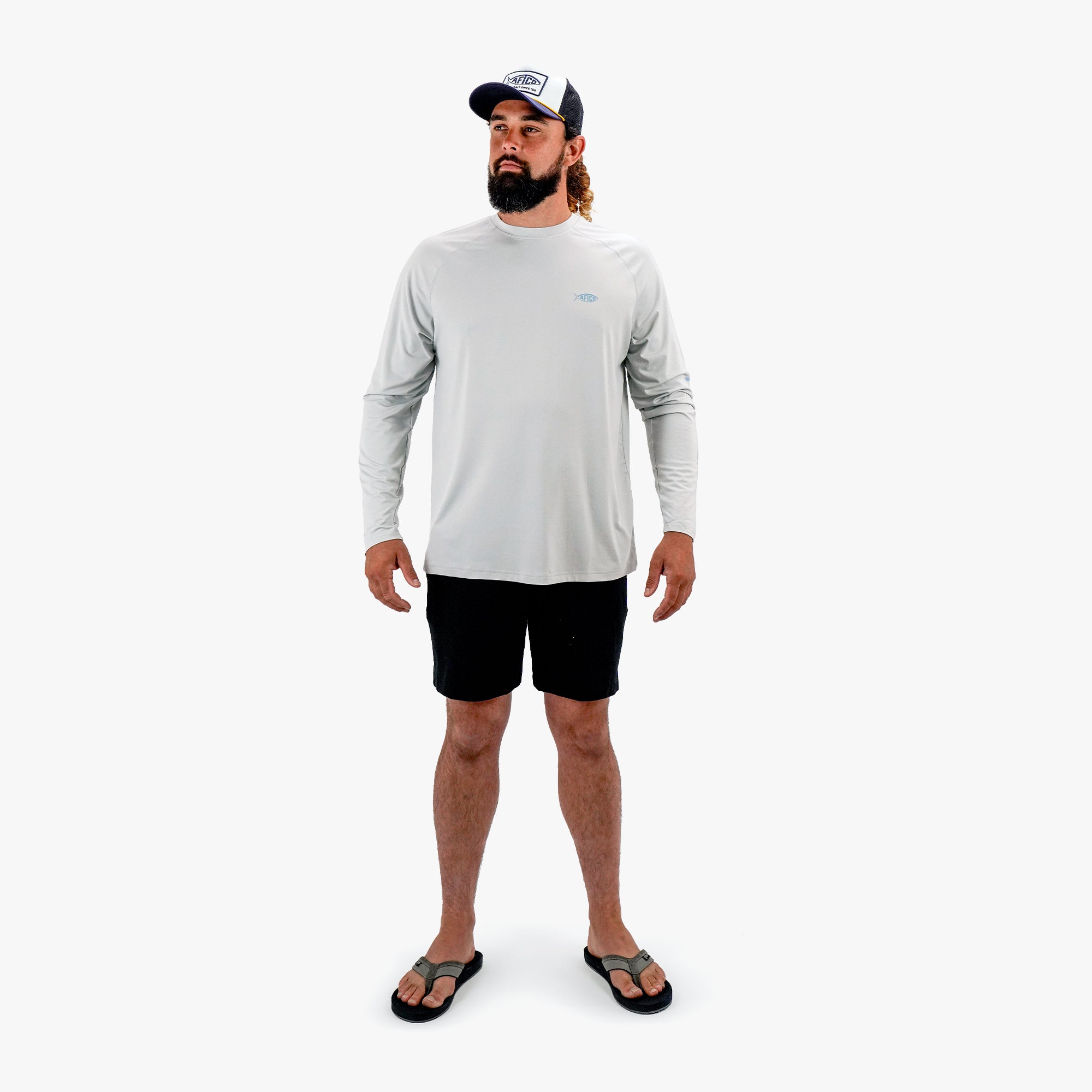 Men's Long Sleeve Sun Protection Shirt - Samurai by AFTCO