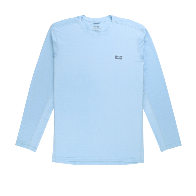 AFTCO Air-O Mesh Longsleeve Sun Protection Shirt - Men's Airy Blue Heather / XL