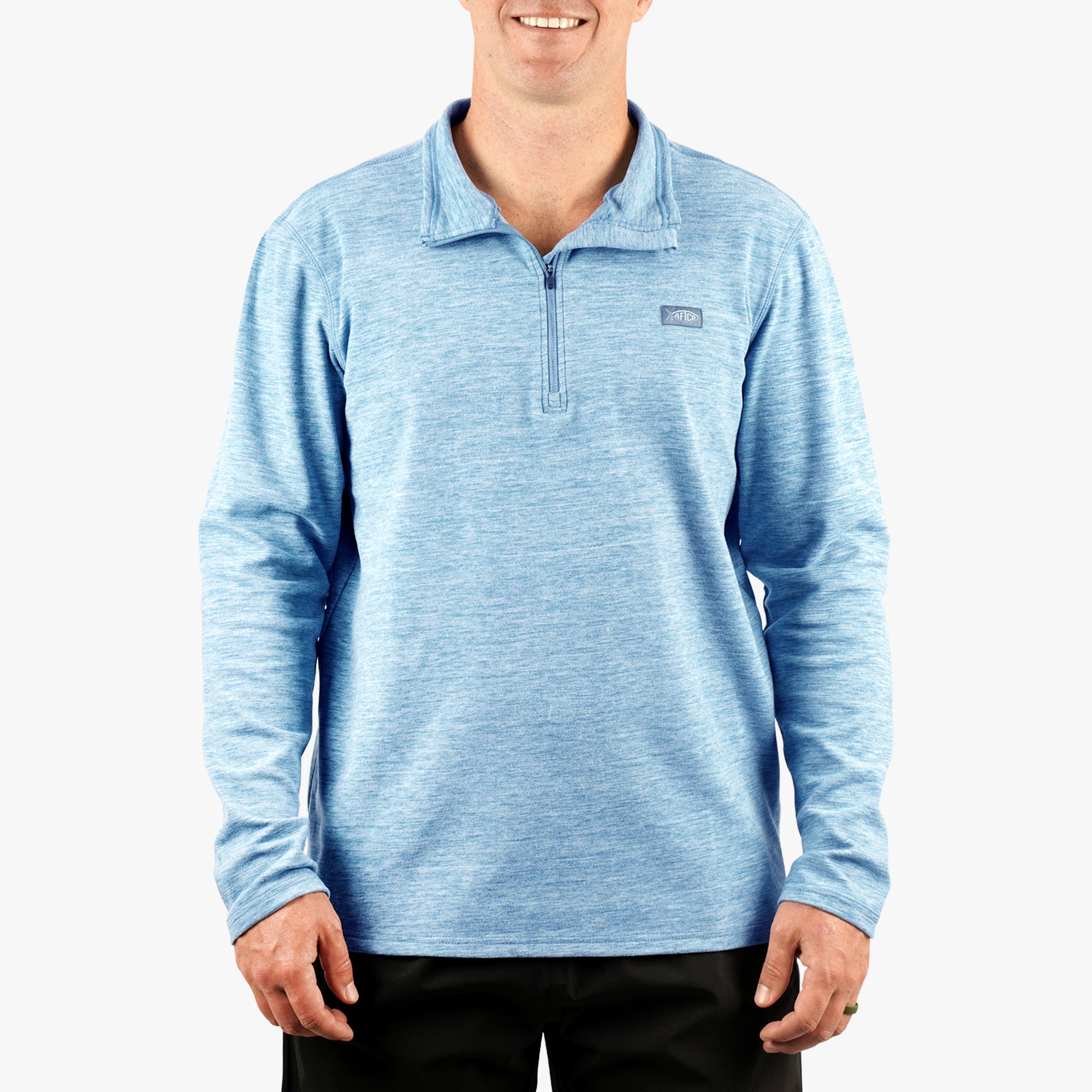 Coastal Layer 1/4 Zip Fishing Pullover | AFTCO
