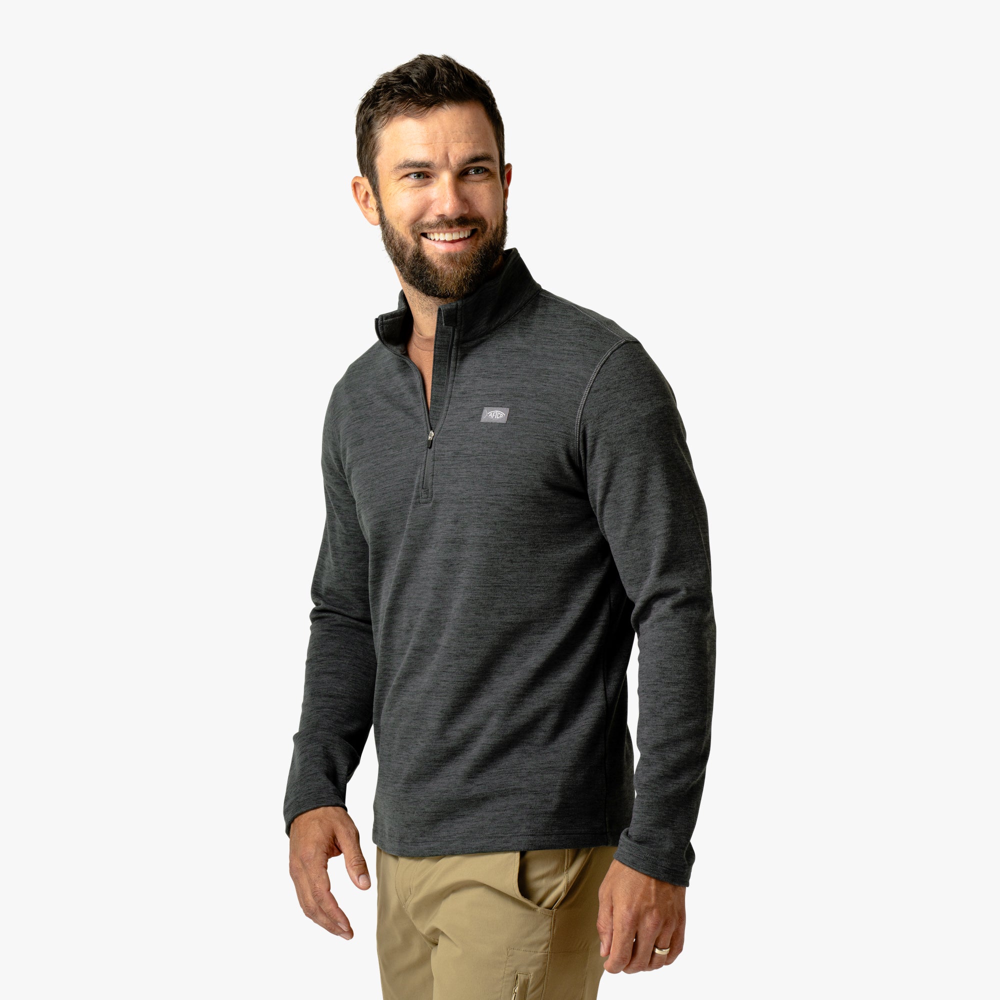 Coastal Layer 1/4 Zip Fishing Pullover | AFTCO