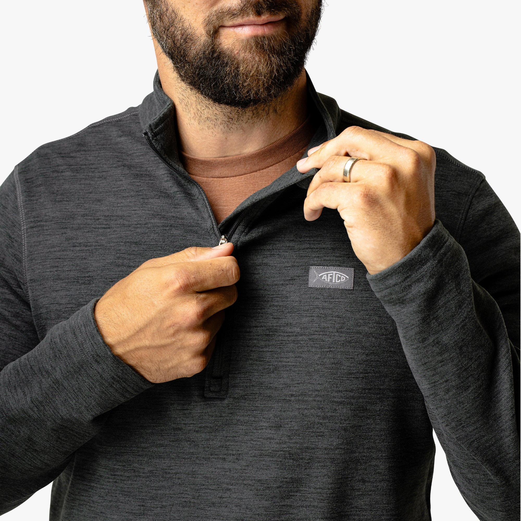 Coastal Layer 1/4 Zip Fishing Pullover | AFTCO