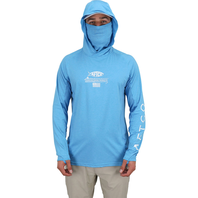Custom fishing sun protection hoodies with facemask – Reatic Enterprises