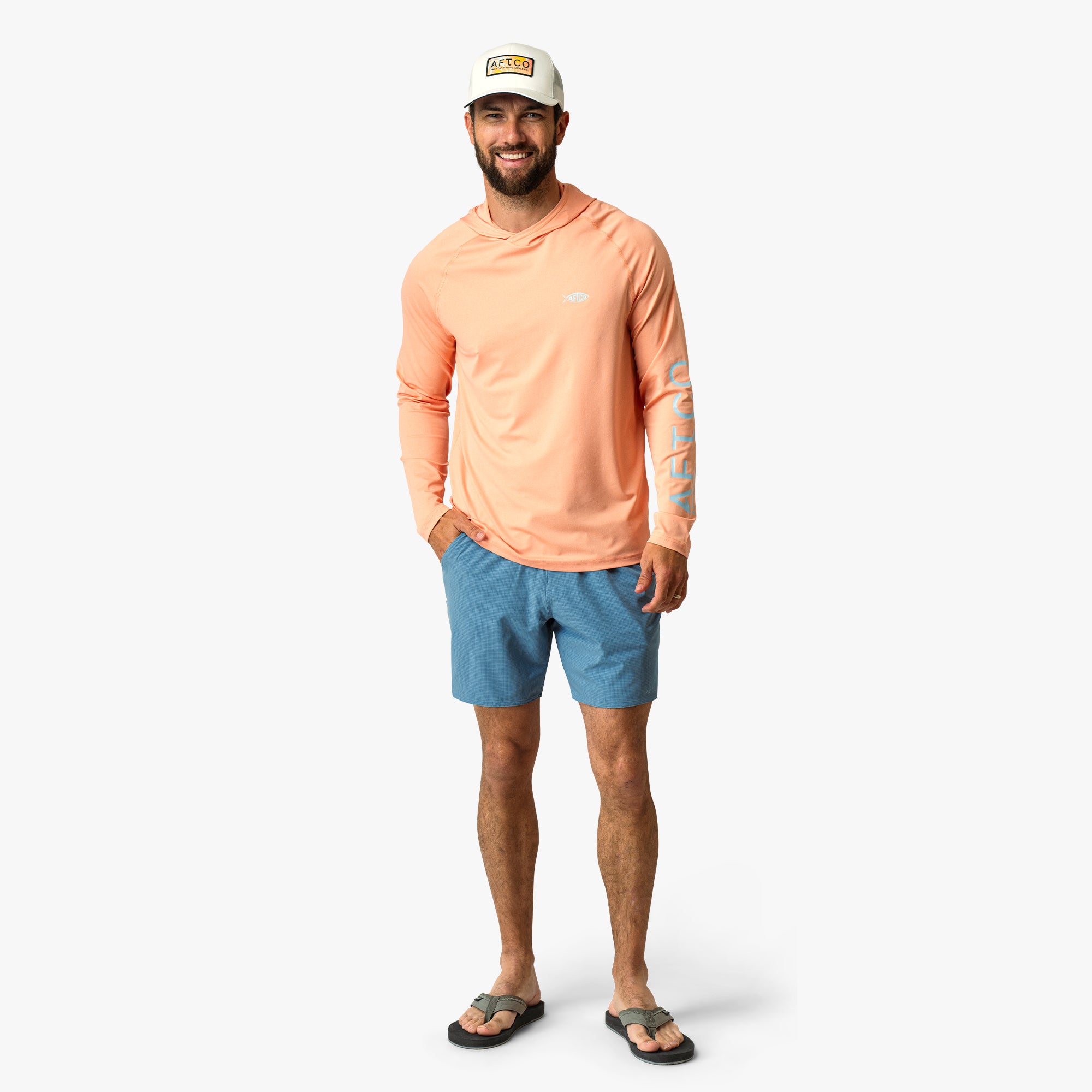 Samurai Long Sleeve Sun Protection Hoodie | AFTCO