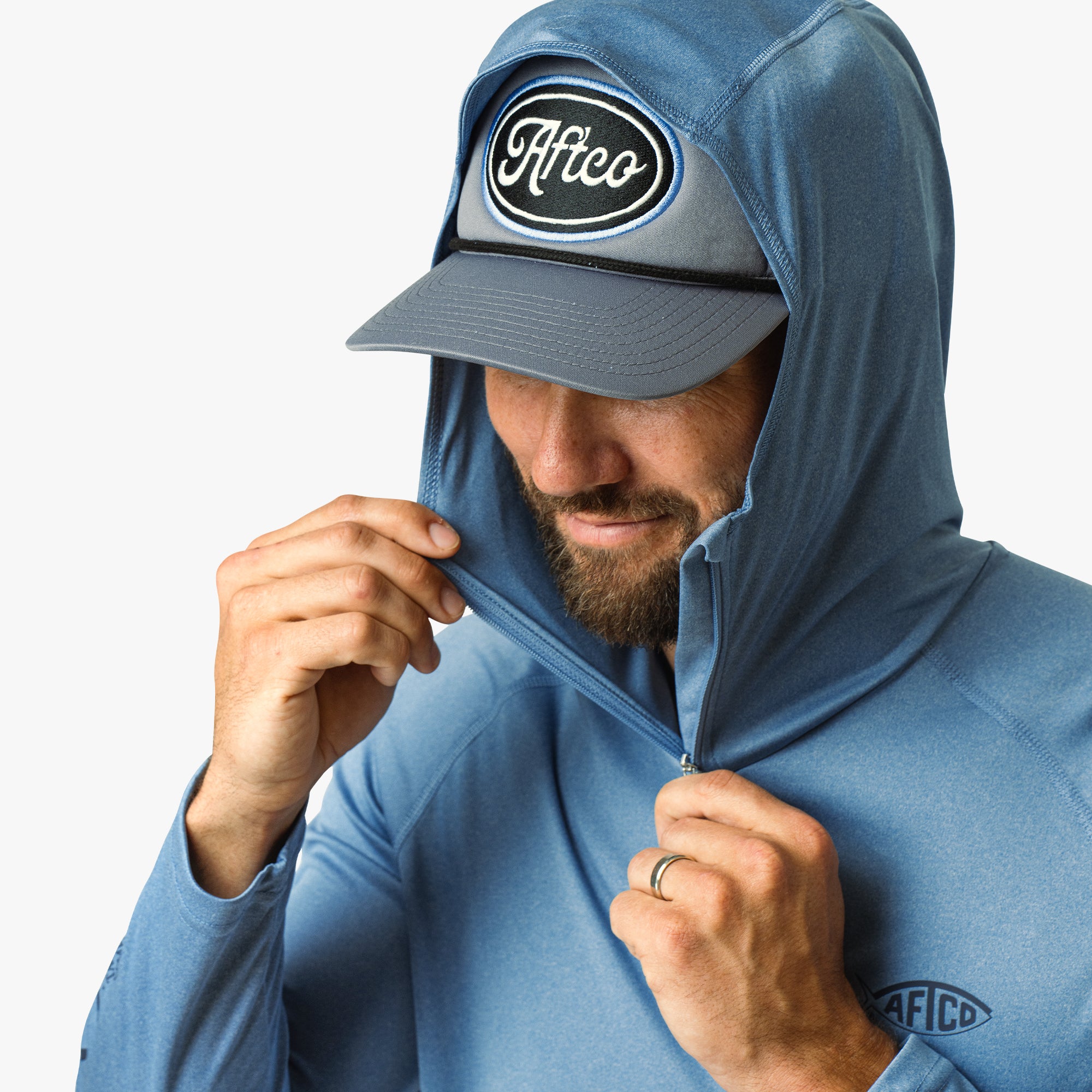 Jason Christie's Hooded LS Bass Fishing Performance Shirt | AFTCO