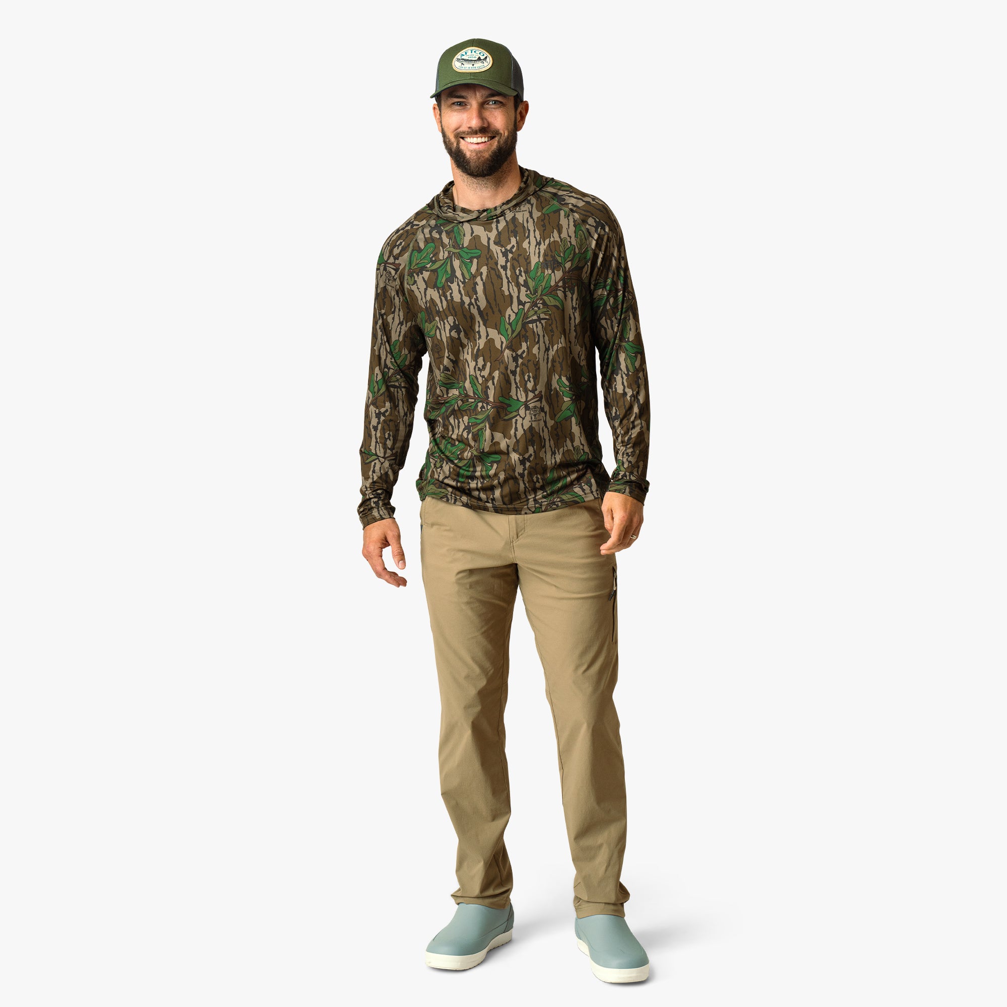 Mossy Oak® Camo Performance Hood – AFTCO