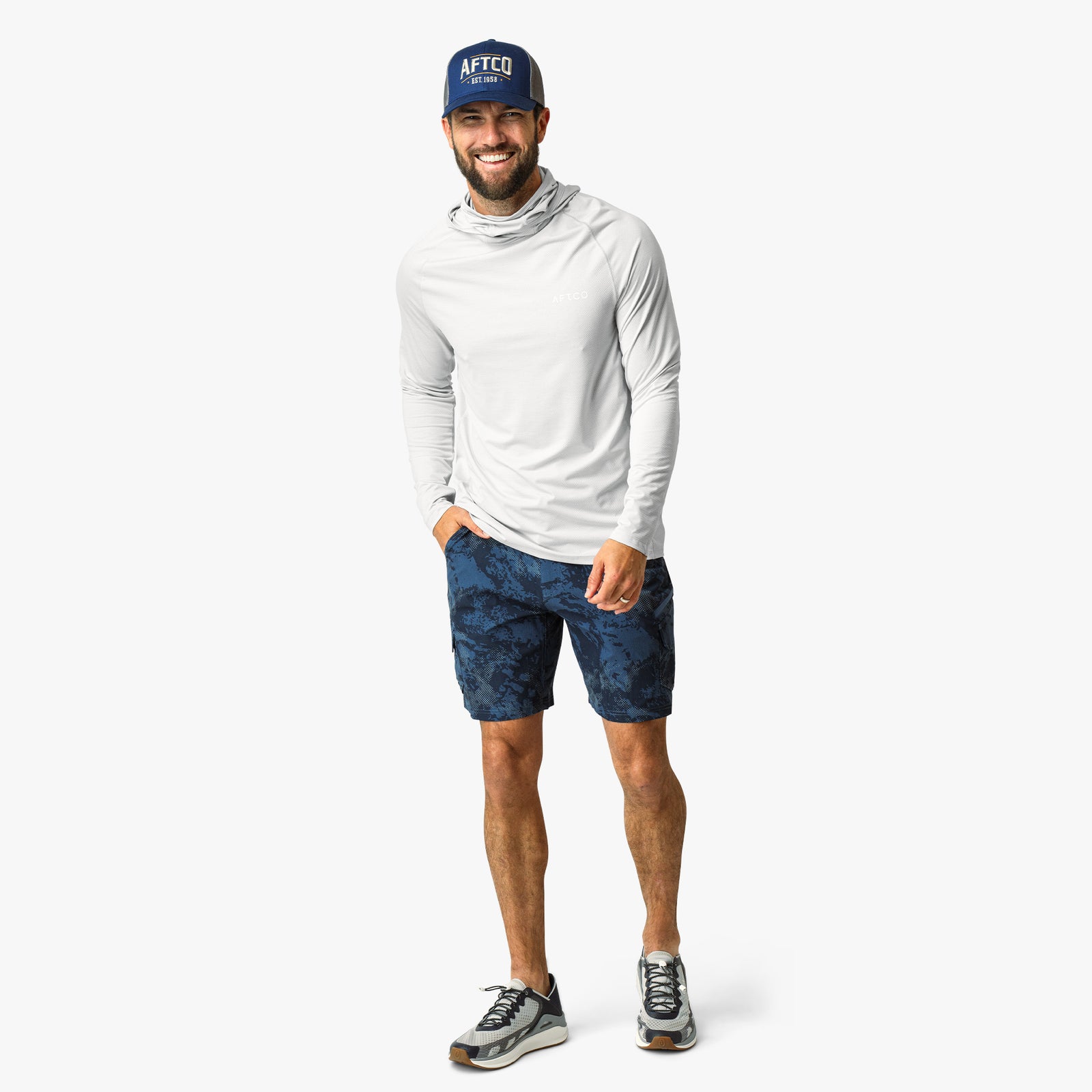 Sweat à Capuche AFTCO Jason Christie - Protection Solaire UPF 50 Sweat à Capuche AFTCO Jason Christie - Protection Solaire UPF 50