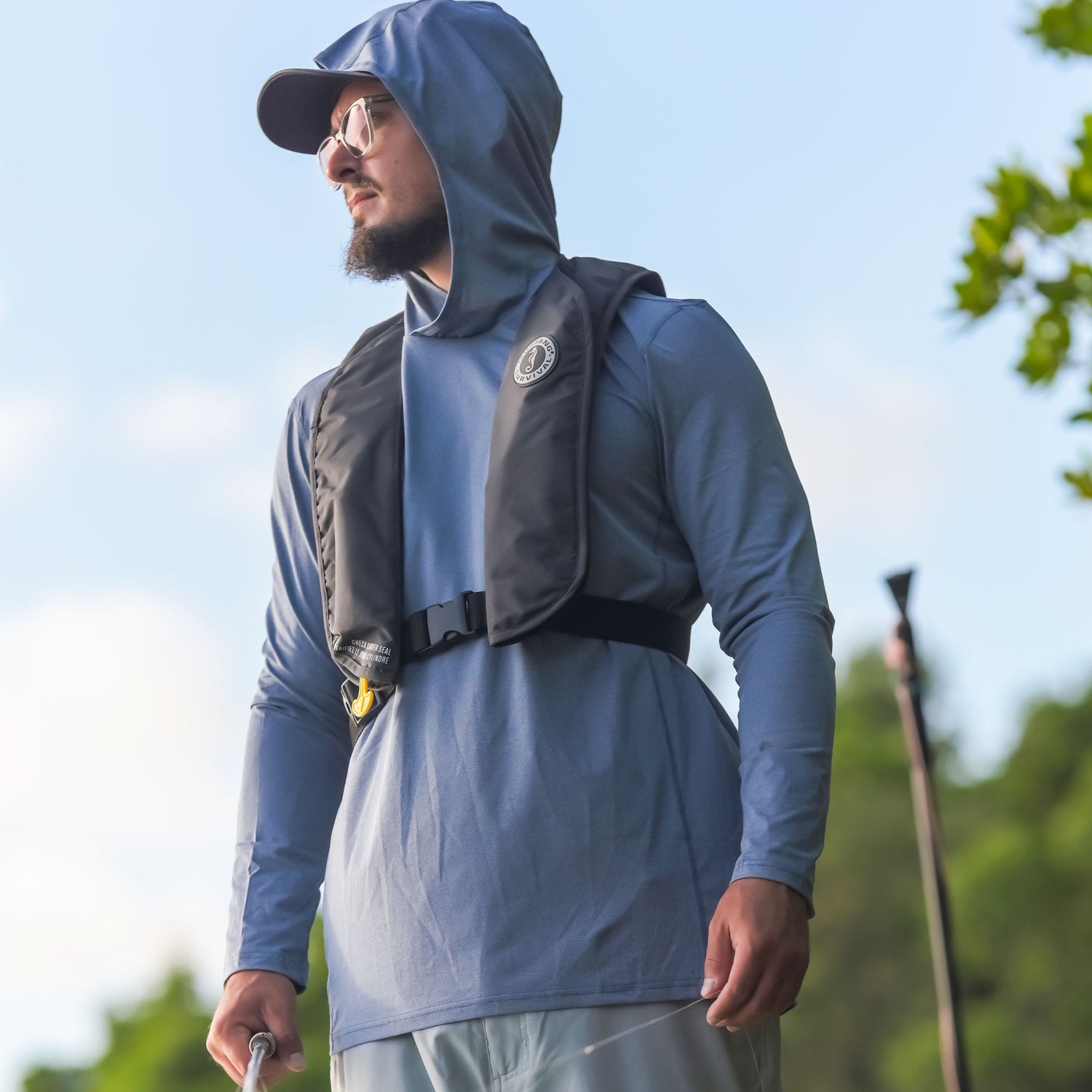 Air O Mesh Hooded Fishing Shirt